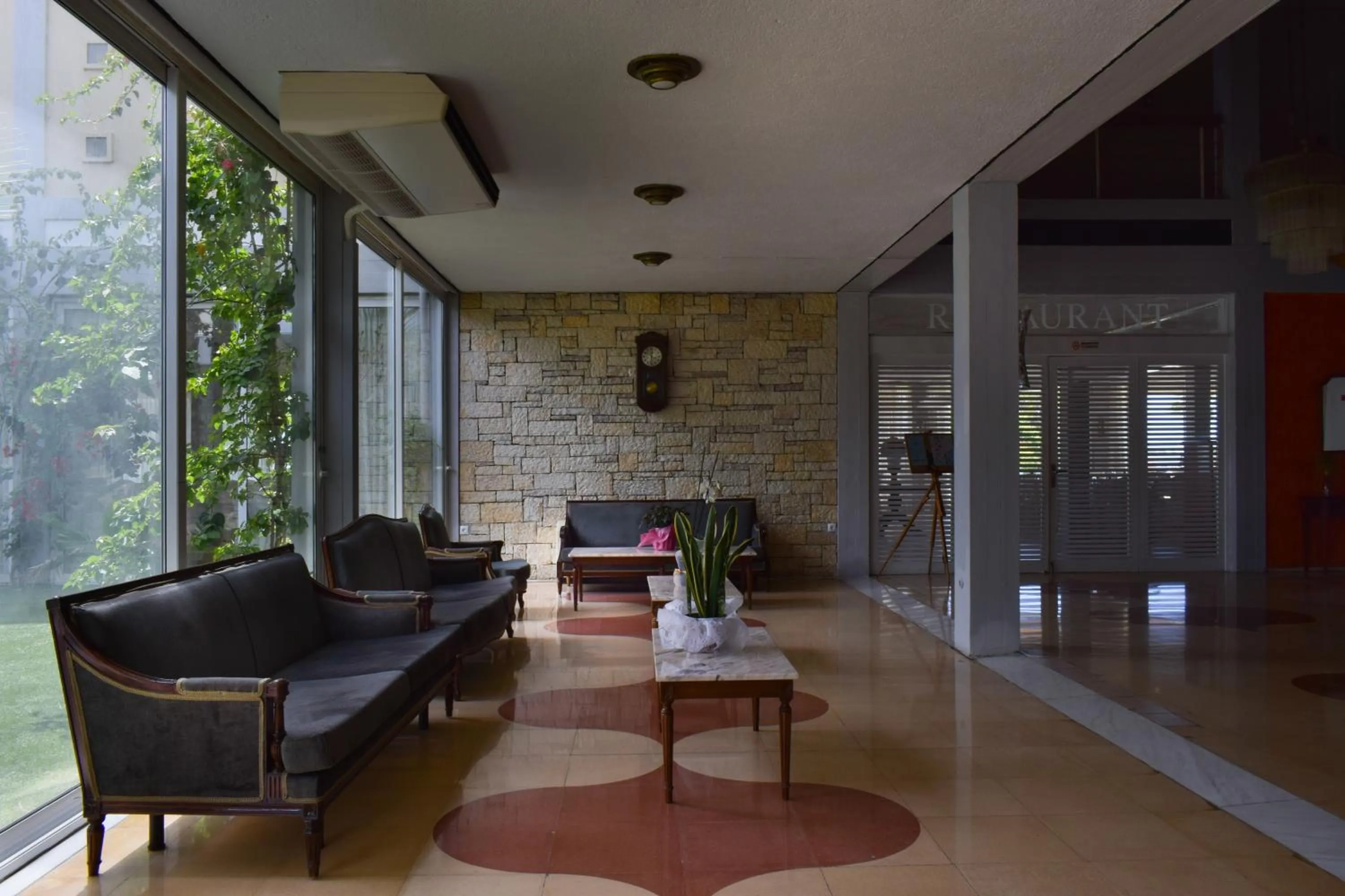 Seating area in Hotel Theoxenia