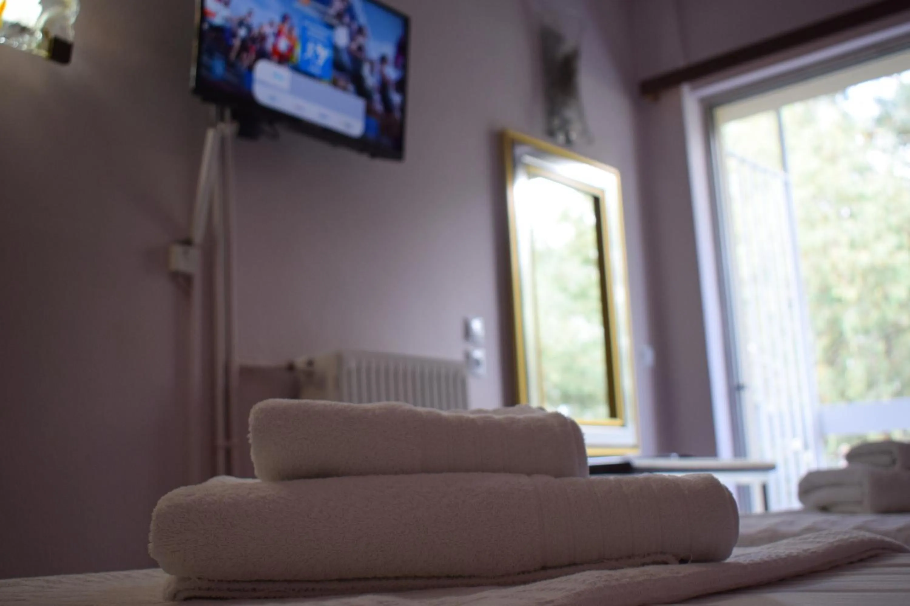 towels in Hotel Theoxenia