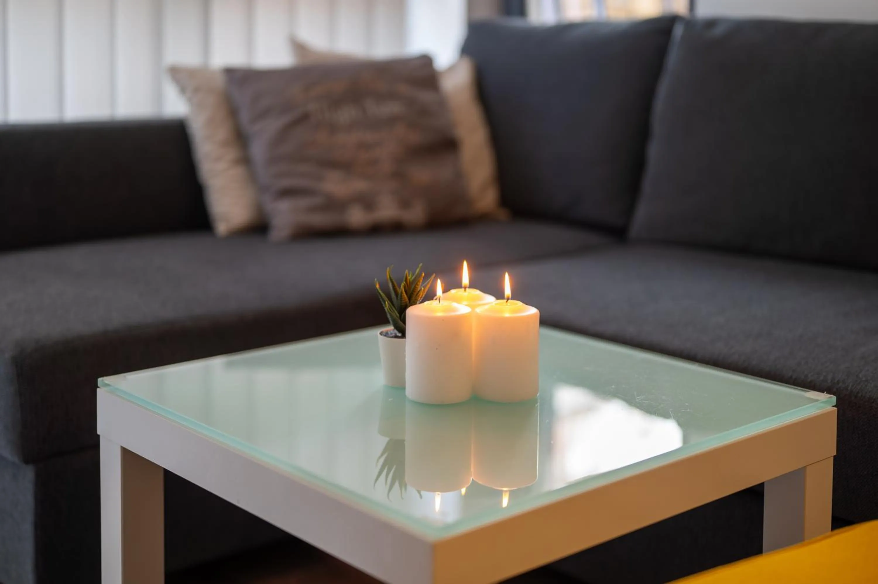 Living room in Bright Studio in the City Center
