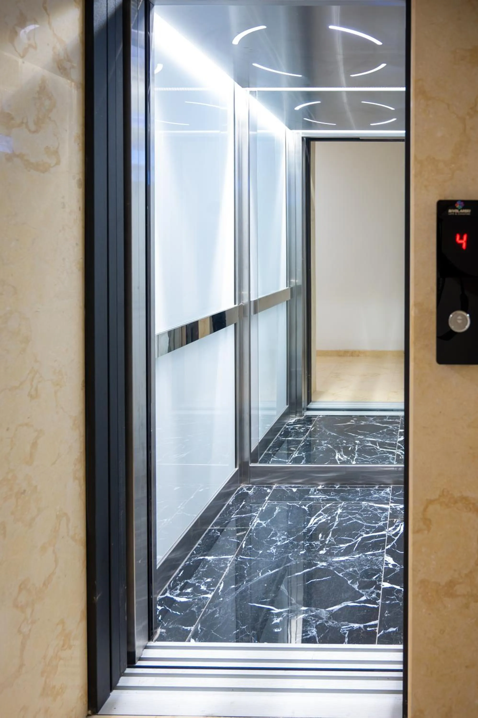 elevator in Bright Studio in the City Center