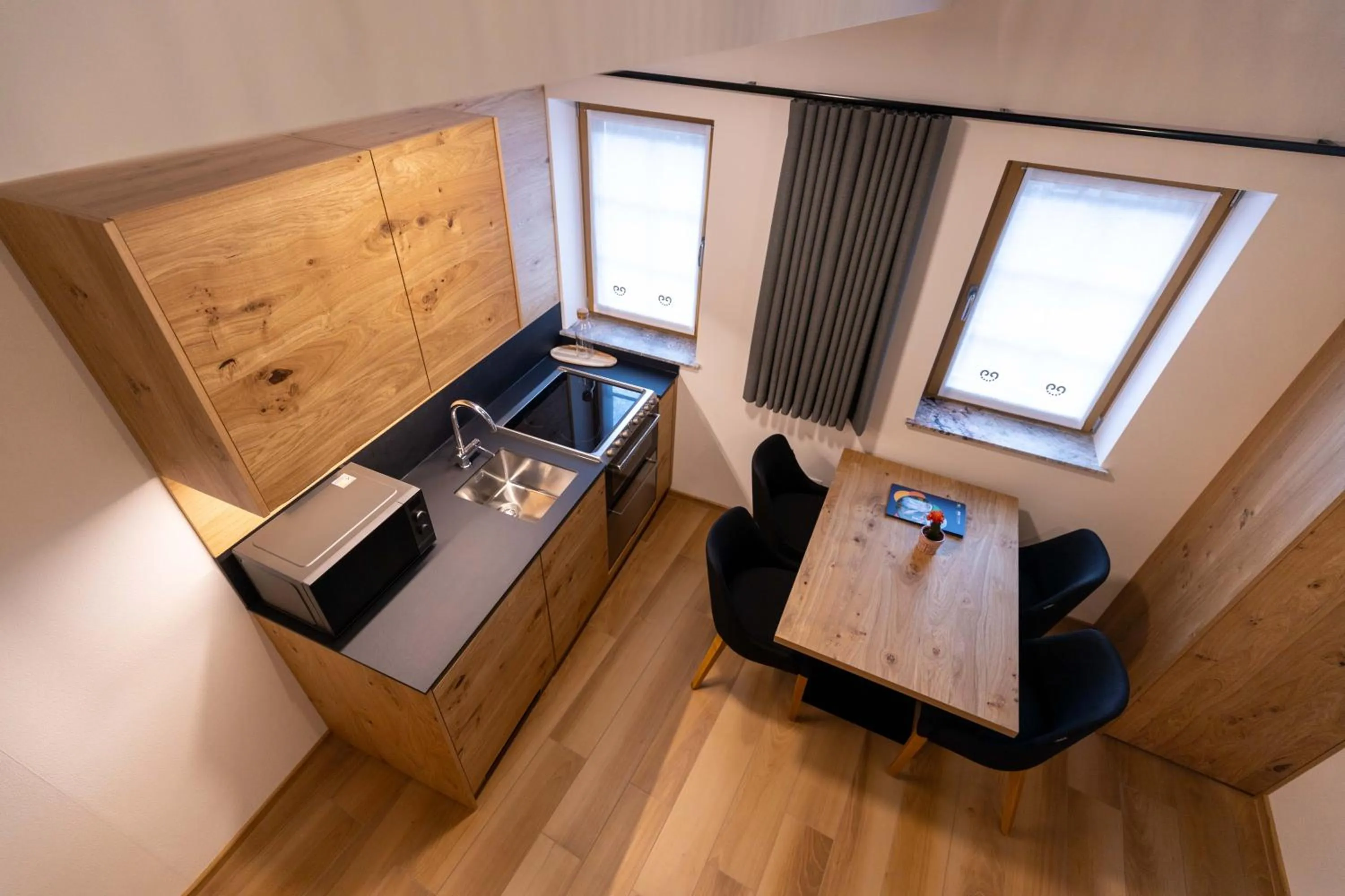 Kitchen or kitchenette in Boutique Hotel Vila Loka