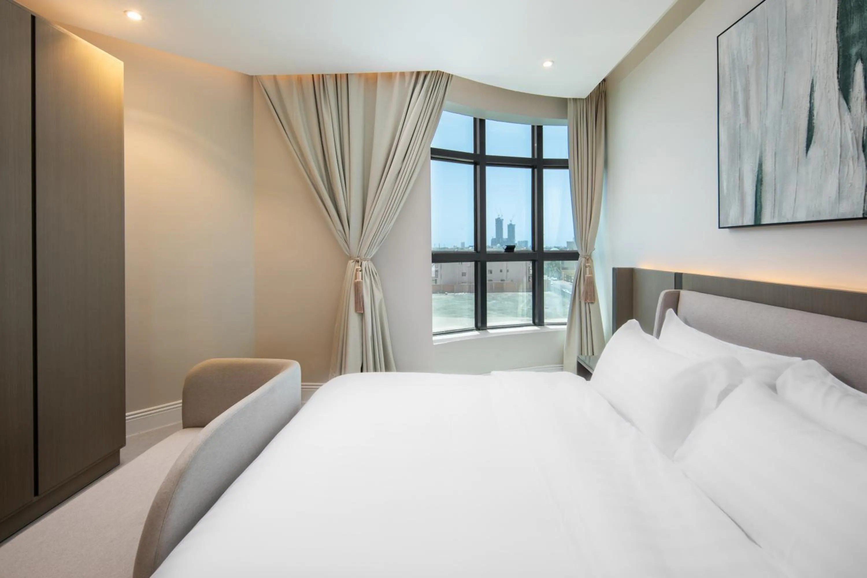 View (from property/room), Bed in Merya Hotel - Zahra