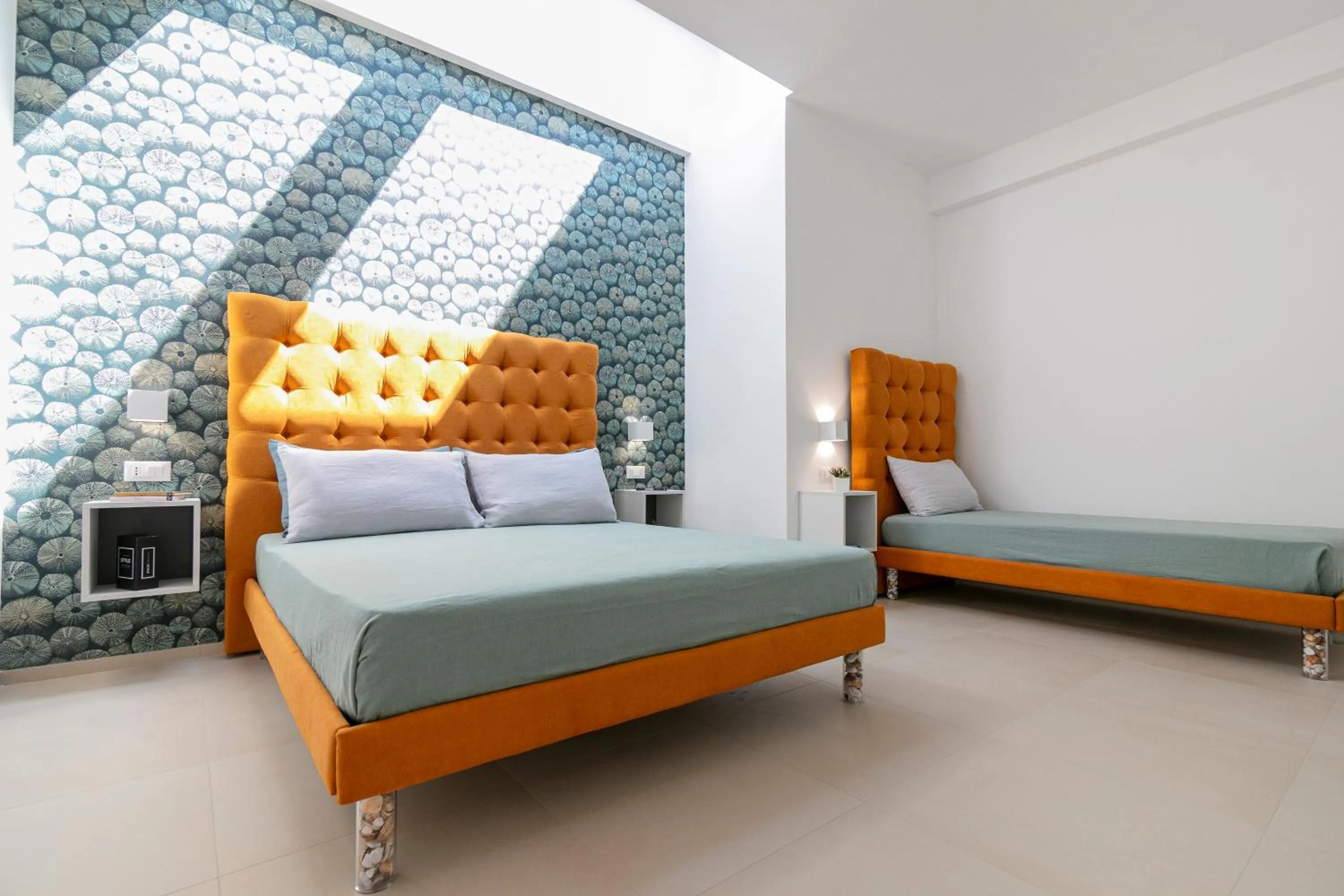 Bed in Stellaris Apartrooms