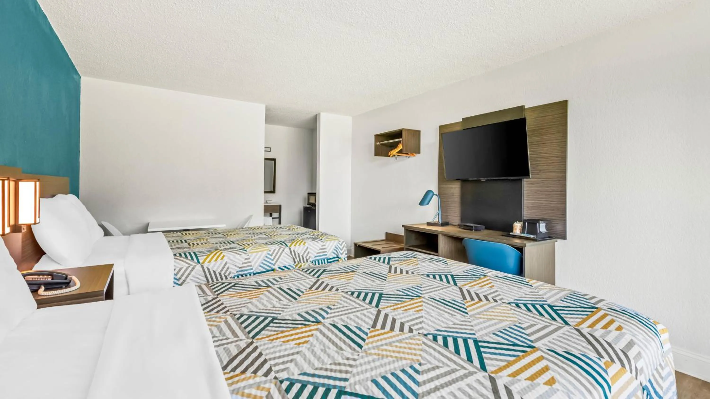 Bedroom, Bed in Motel 6 Hammond, LA – I 12 – I 55