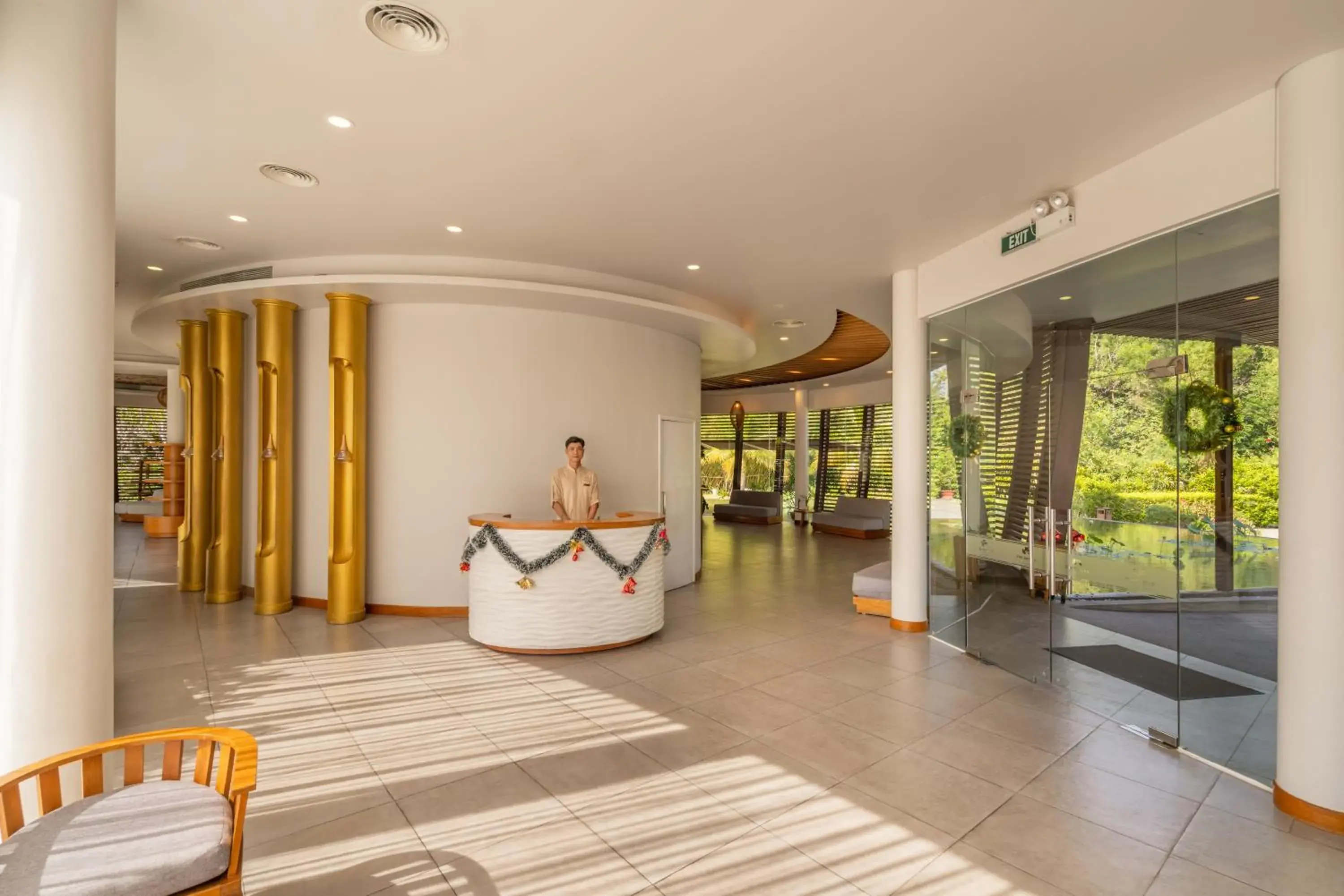 Lobby or reception in The Shells Resort & Spa Phu Quoc Lobby or reception in The Shells Resort & Spa Phu Quoc