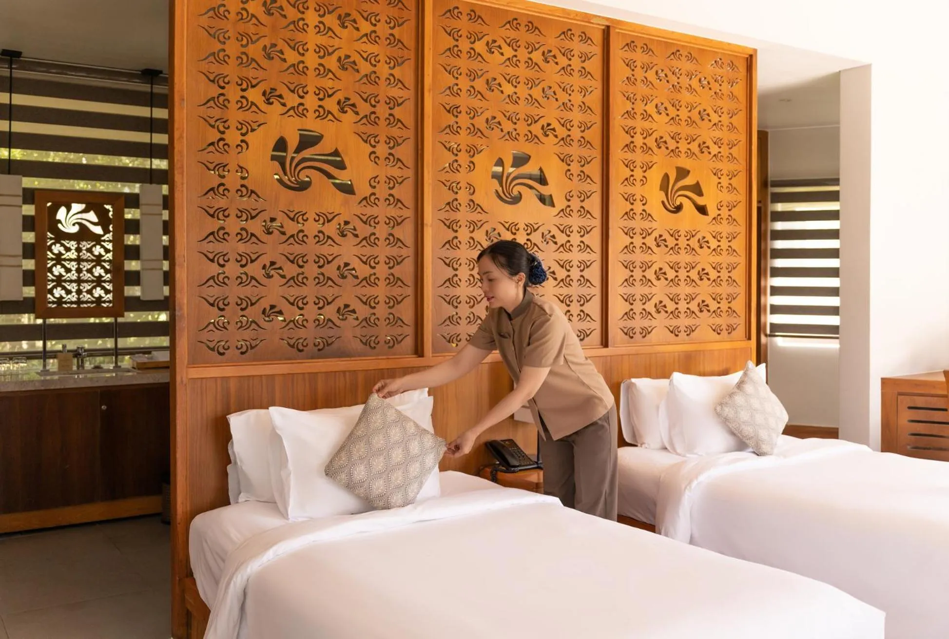 Bedroom, Bed in The Shells Resort & Spa Phu Quoc