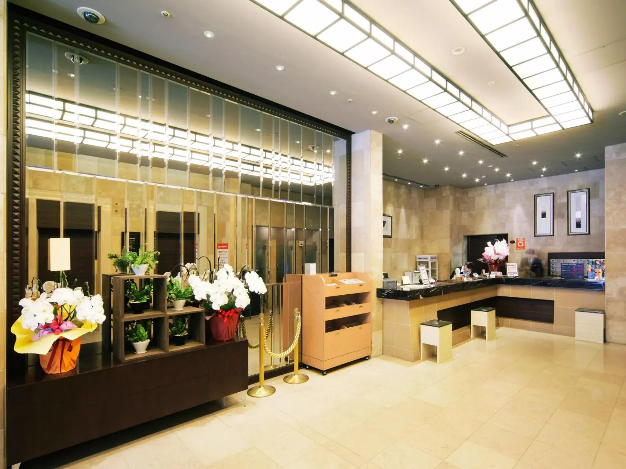 Lobby or reception in Hotel Wing International Premium Tokyo Yotsuya Lobby or reception in Hotel Wing International Premium Tokyo Yotsuya