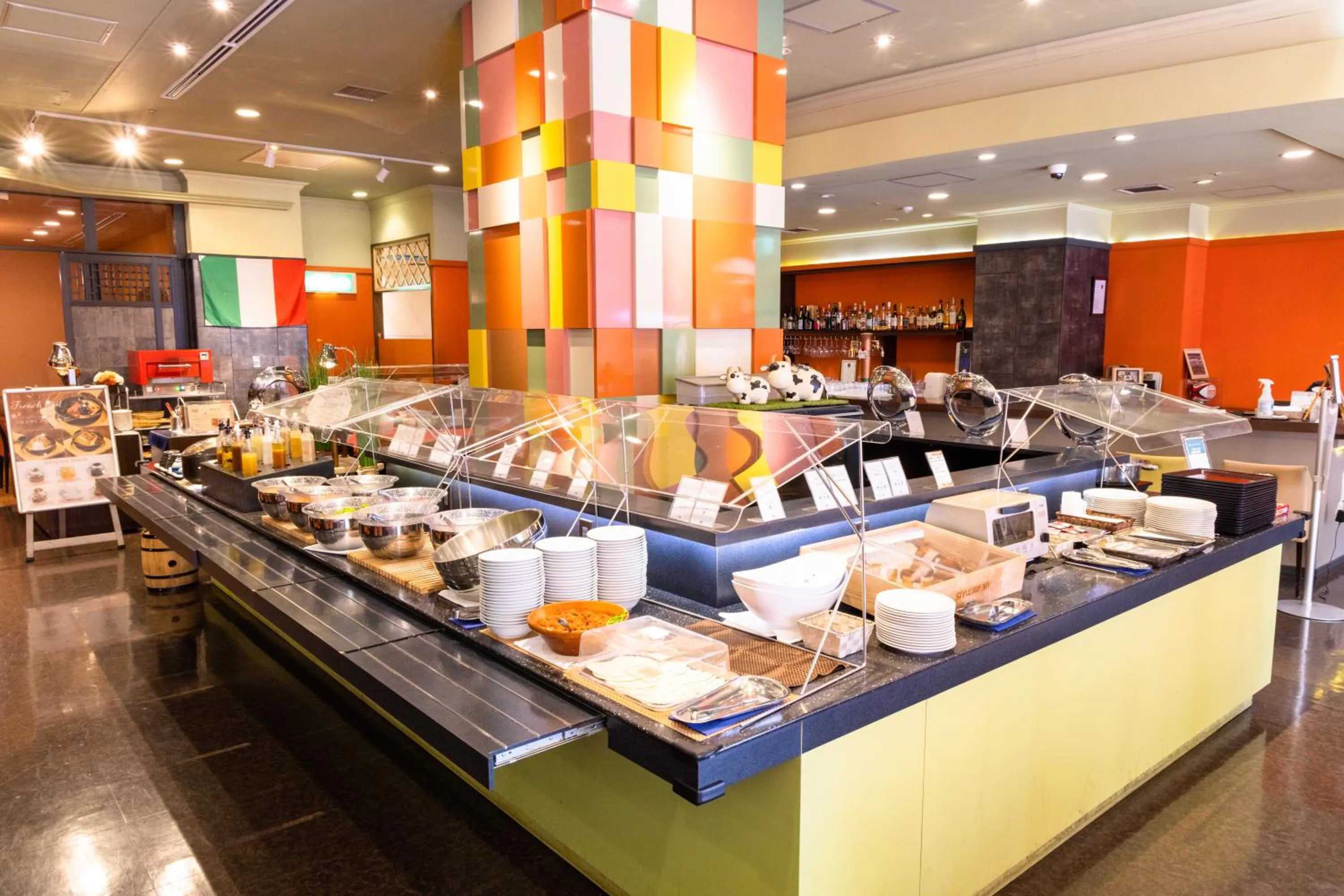 Buffet breakfast in Hotel Wing International Premium Tokyo Yotsuya