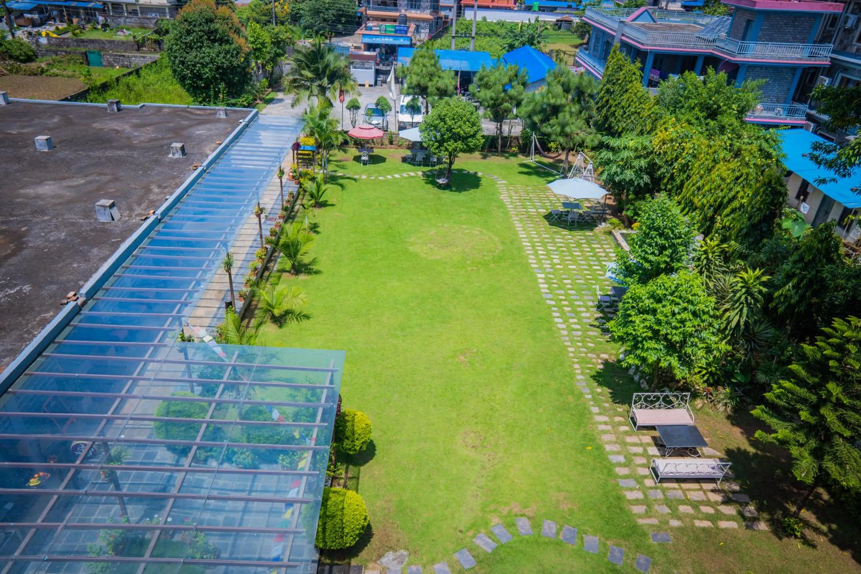 Property building in Hotel Crown Himalayas