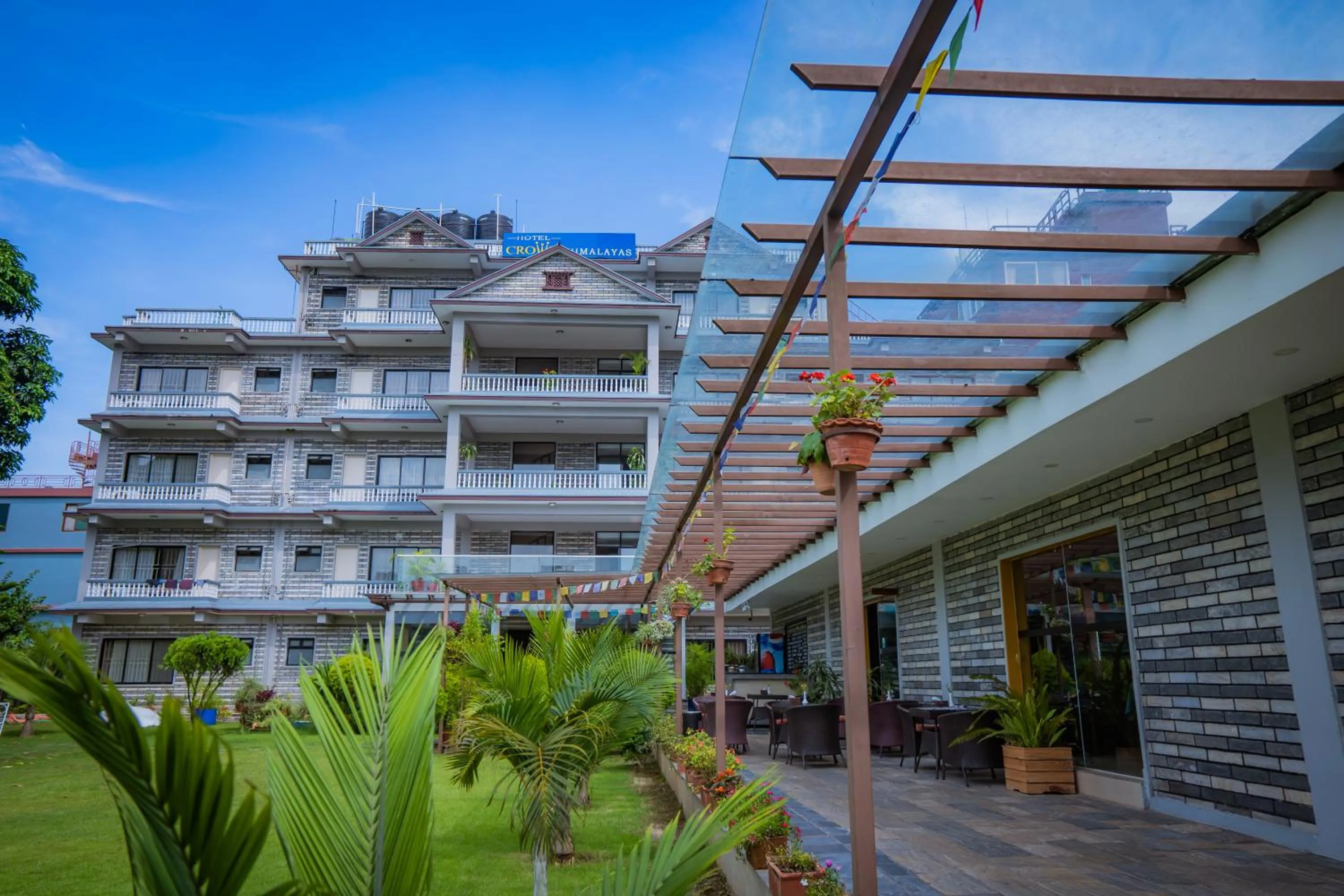 Property building in Hotel Crown Himalayas