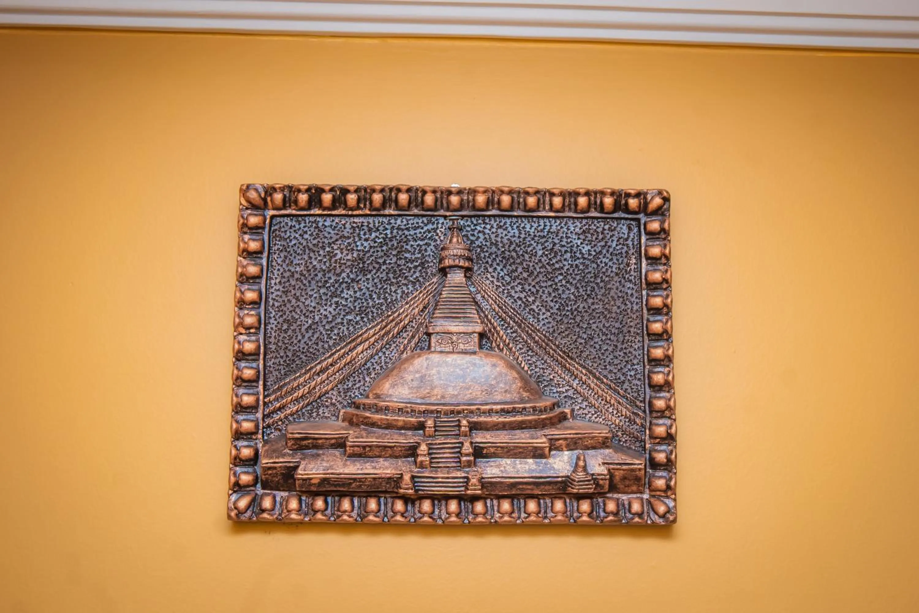 Bed in Hotel Crown Himalayas