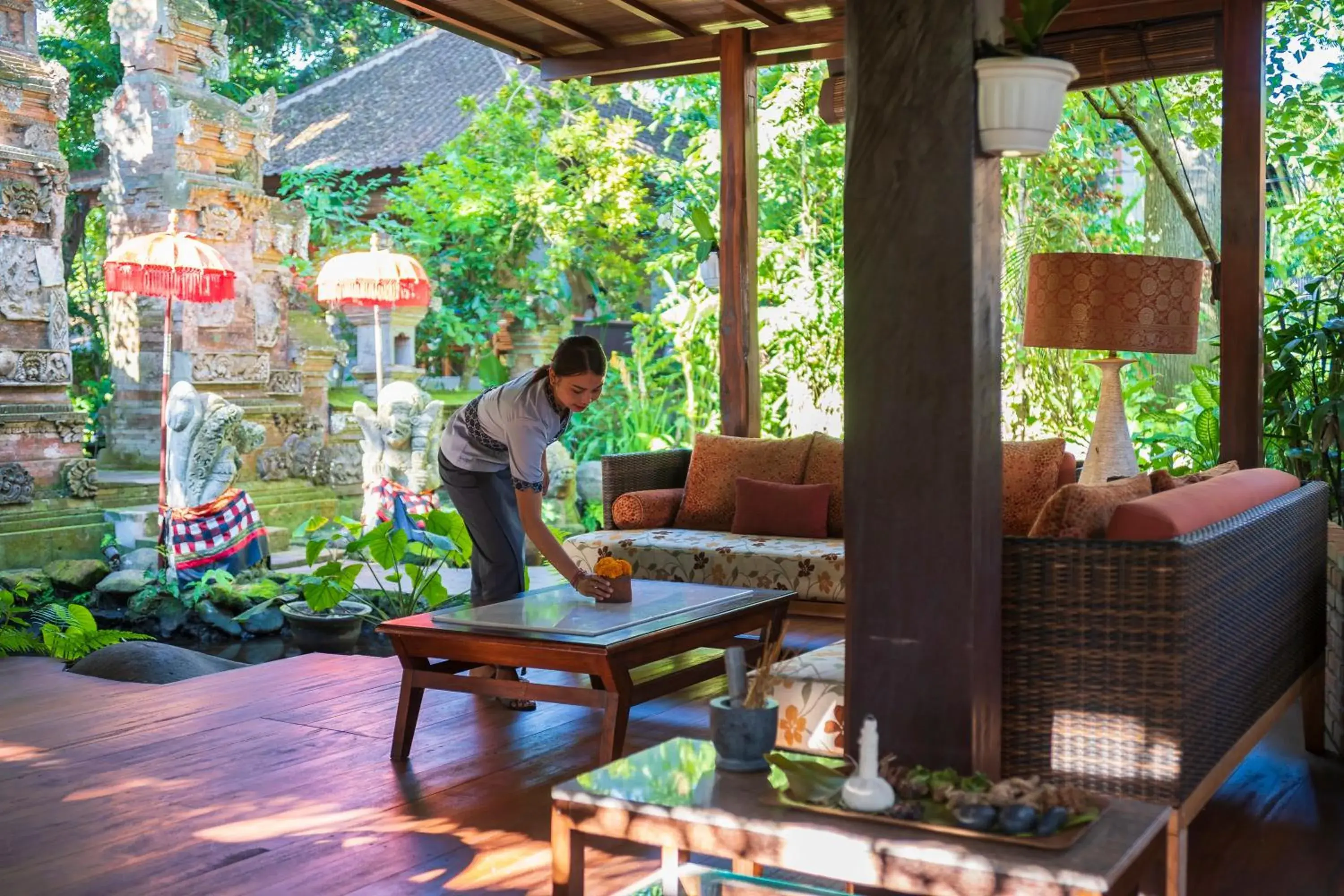 Lobby or reception in Adiwana Svarga Loka - A Retreat Resort Lobby or reception in Adiwana Svarga Loka - A Retreat Resort