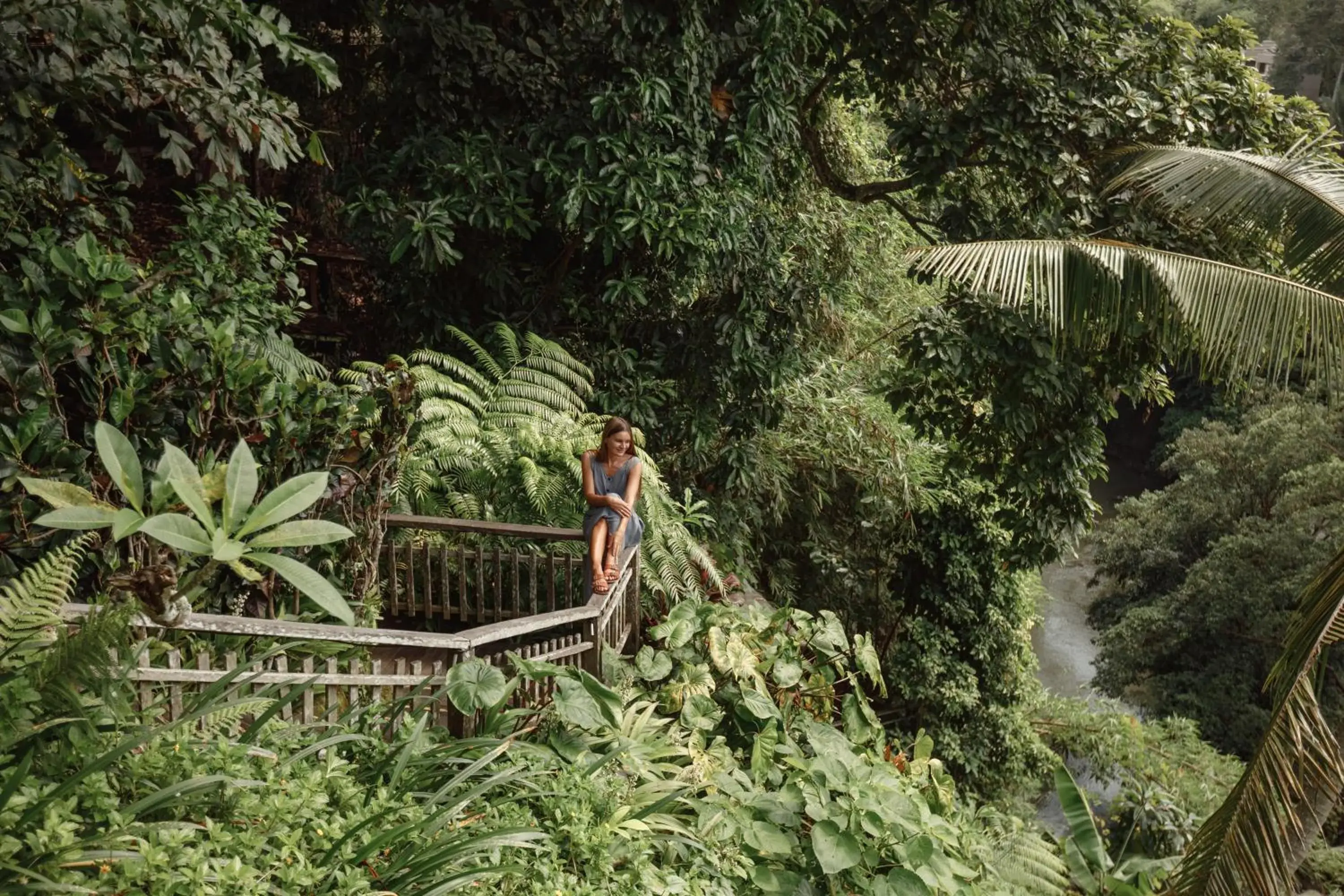 River view in Adiwana Svarga Loka - A Retreat Resort River view in Adiwana Svarga Loka - A Retreat Resort