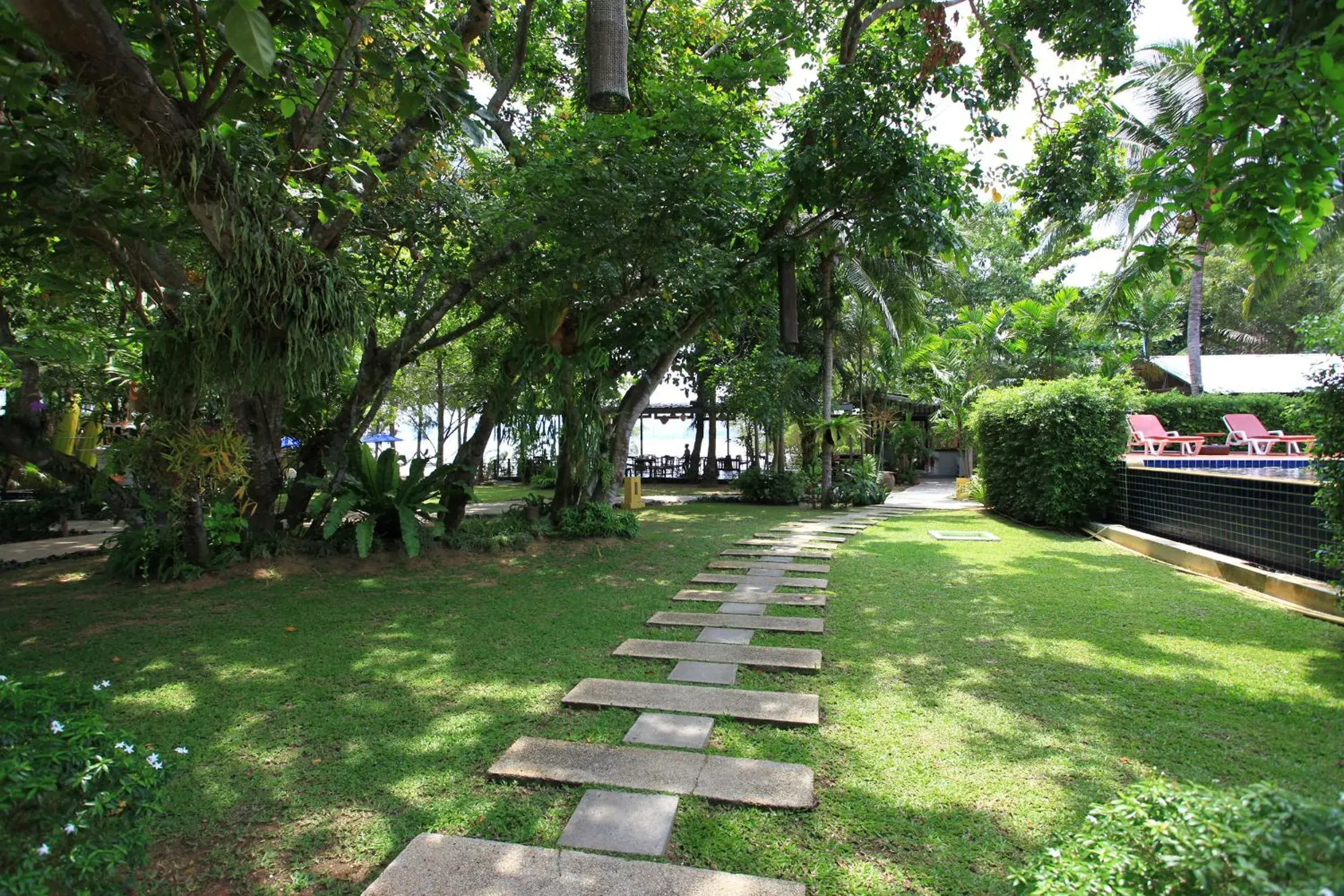 Garden in Baan Panwa Resort Garden in Baan Panwa Resort