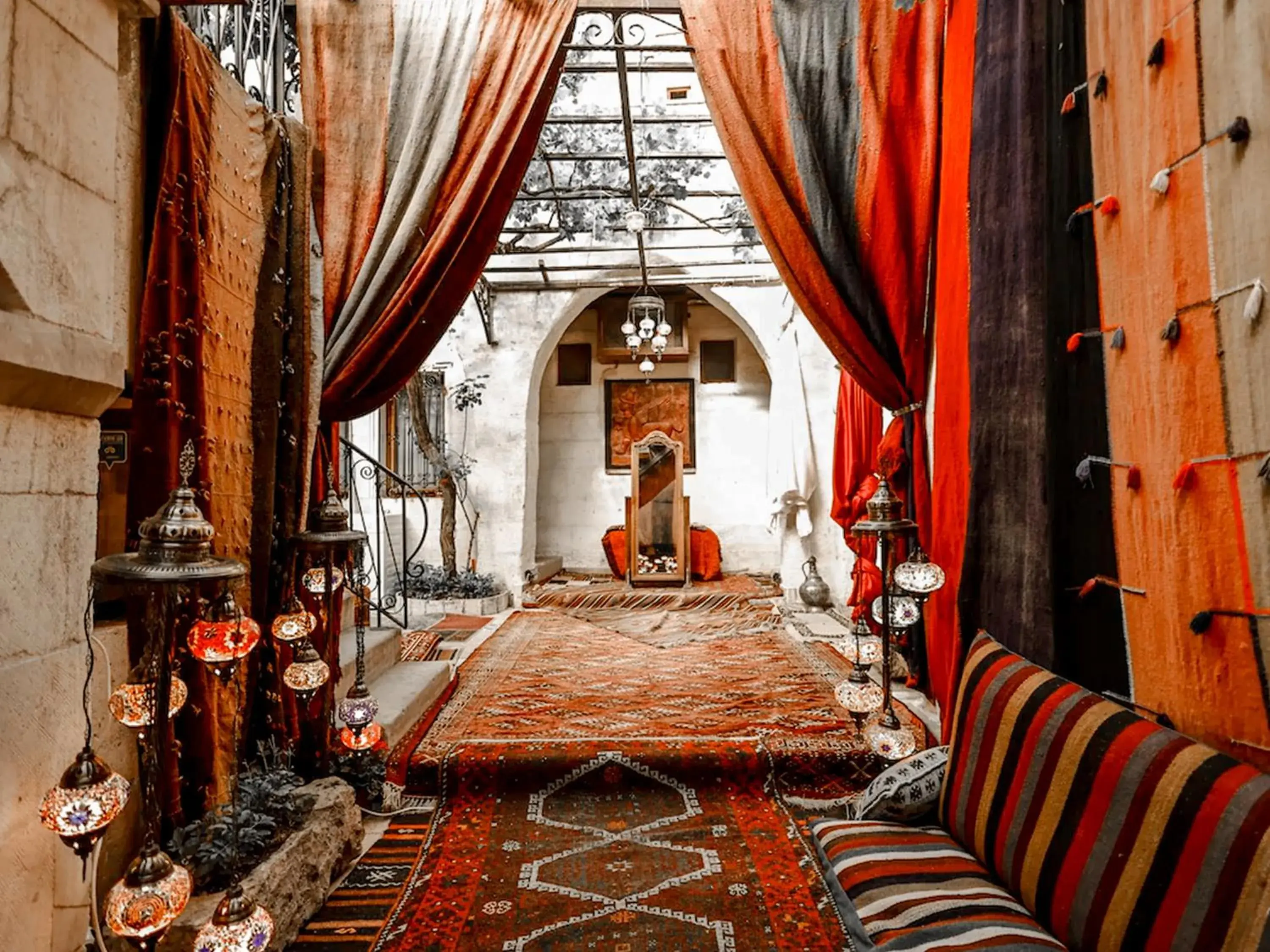 Seating area, Bed in Hanzade Cappadocia Seating area, Bed in Hanzade Cappadocia