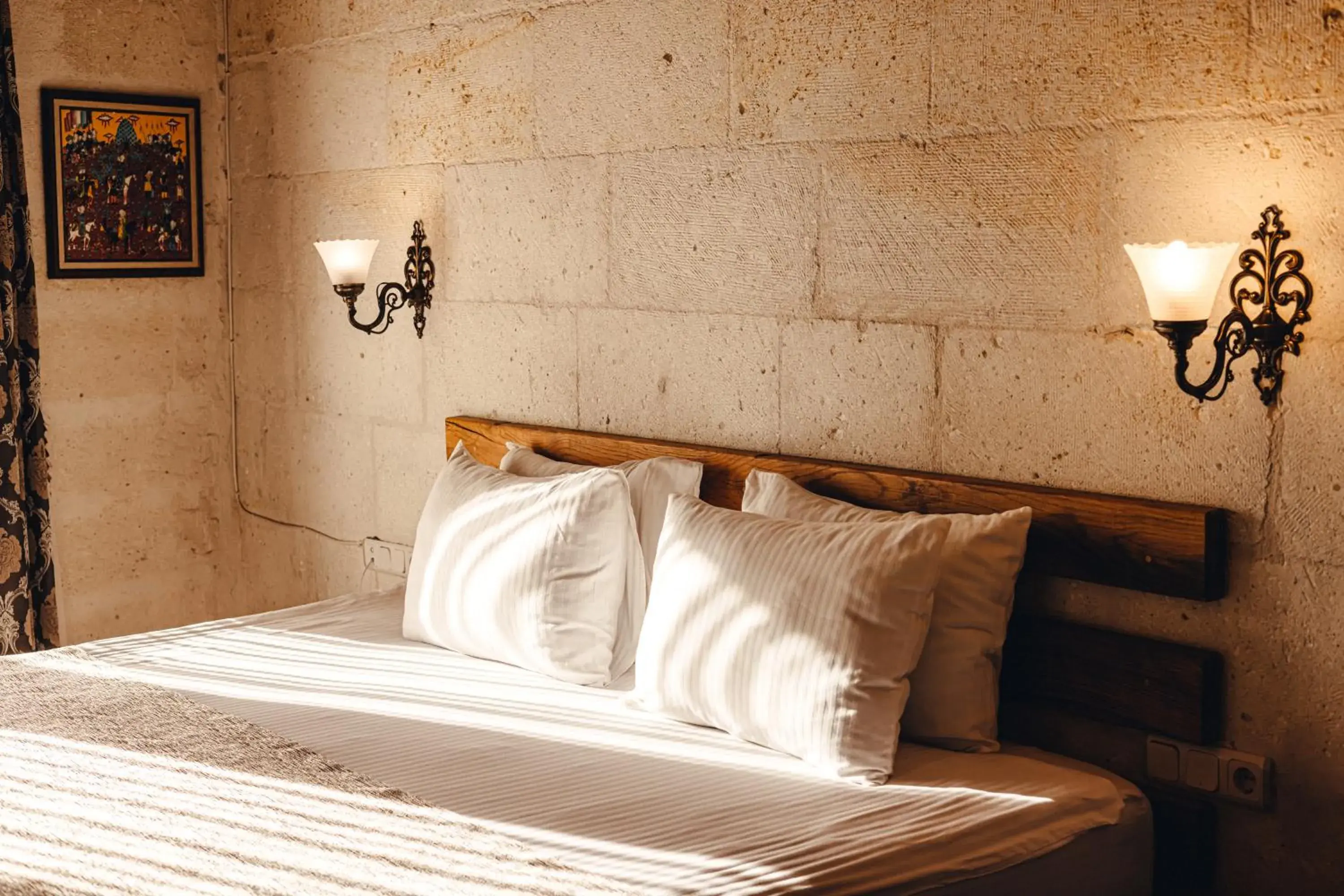 Bed in Hanzade Cappadocia Bed in Hanzade Cappadocia