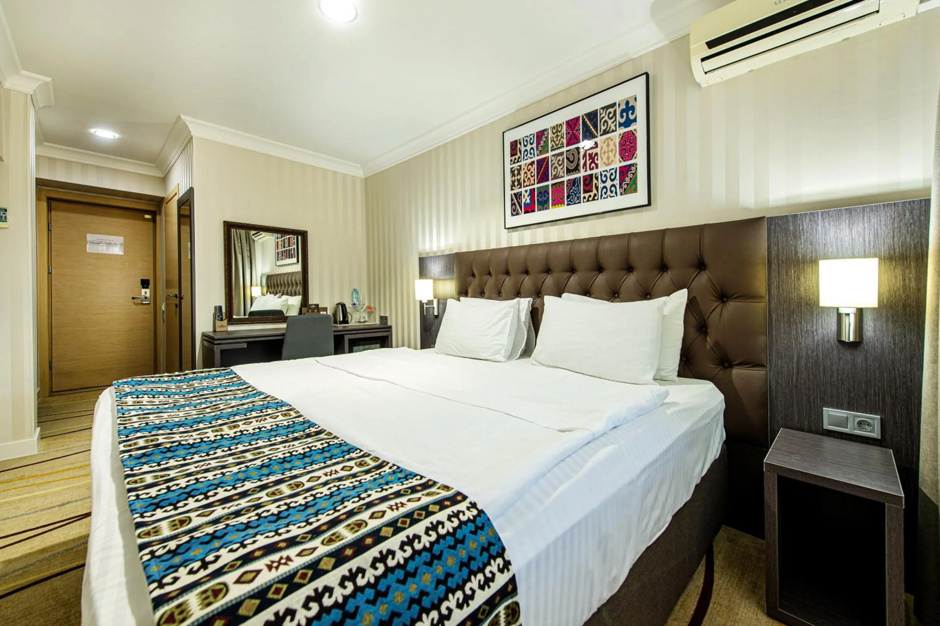 Bed in Shymkent Grand Hotel