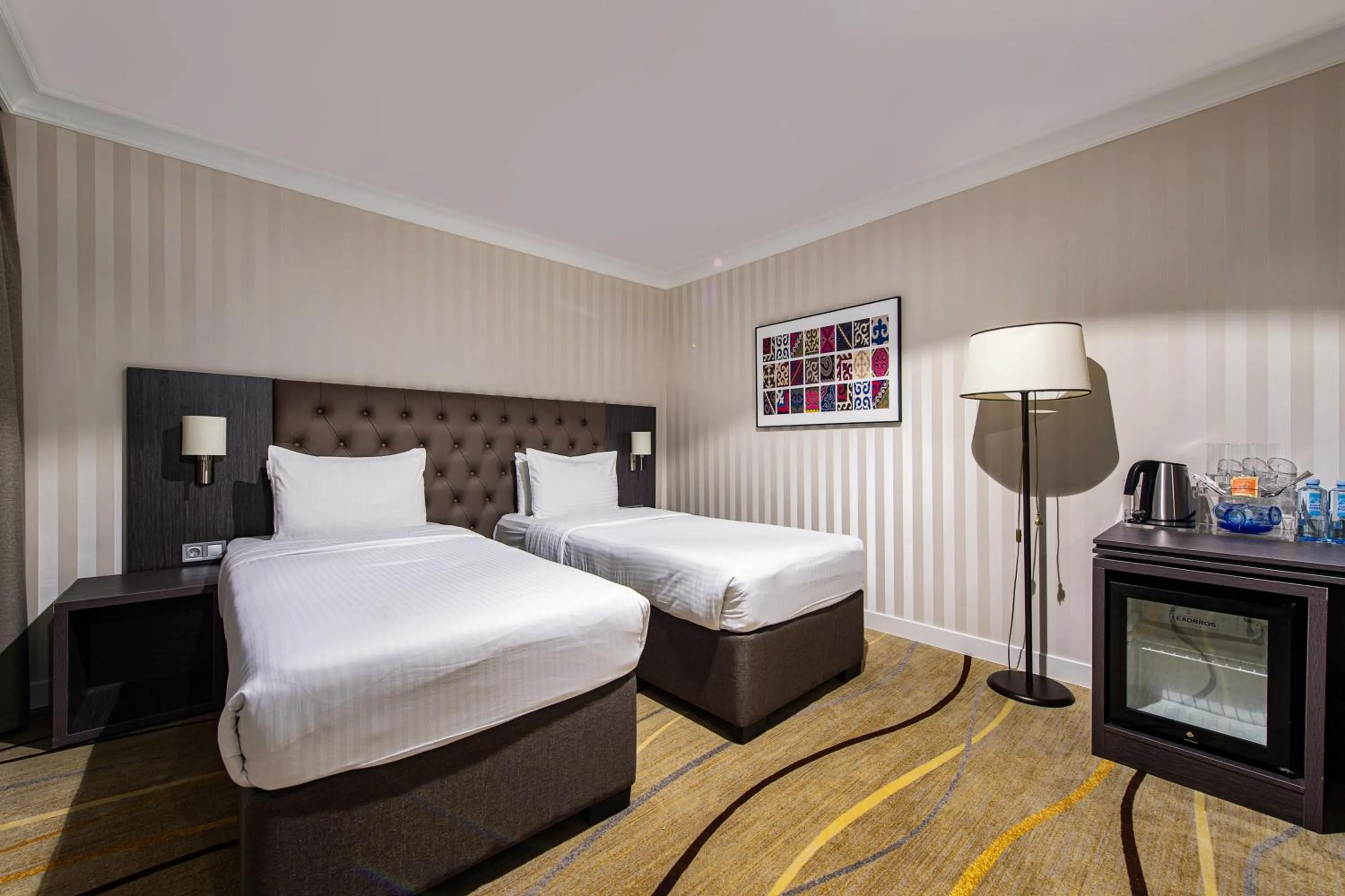 Bed in Shymkent Grand Hotel