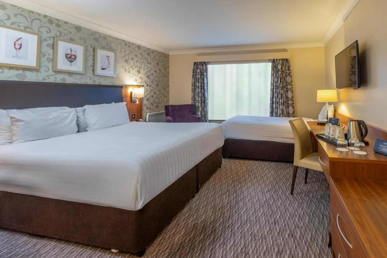 Bed in Gloucester Robinswood Hotel, BW Signature Collection