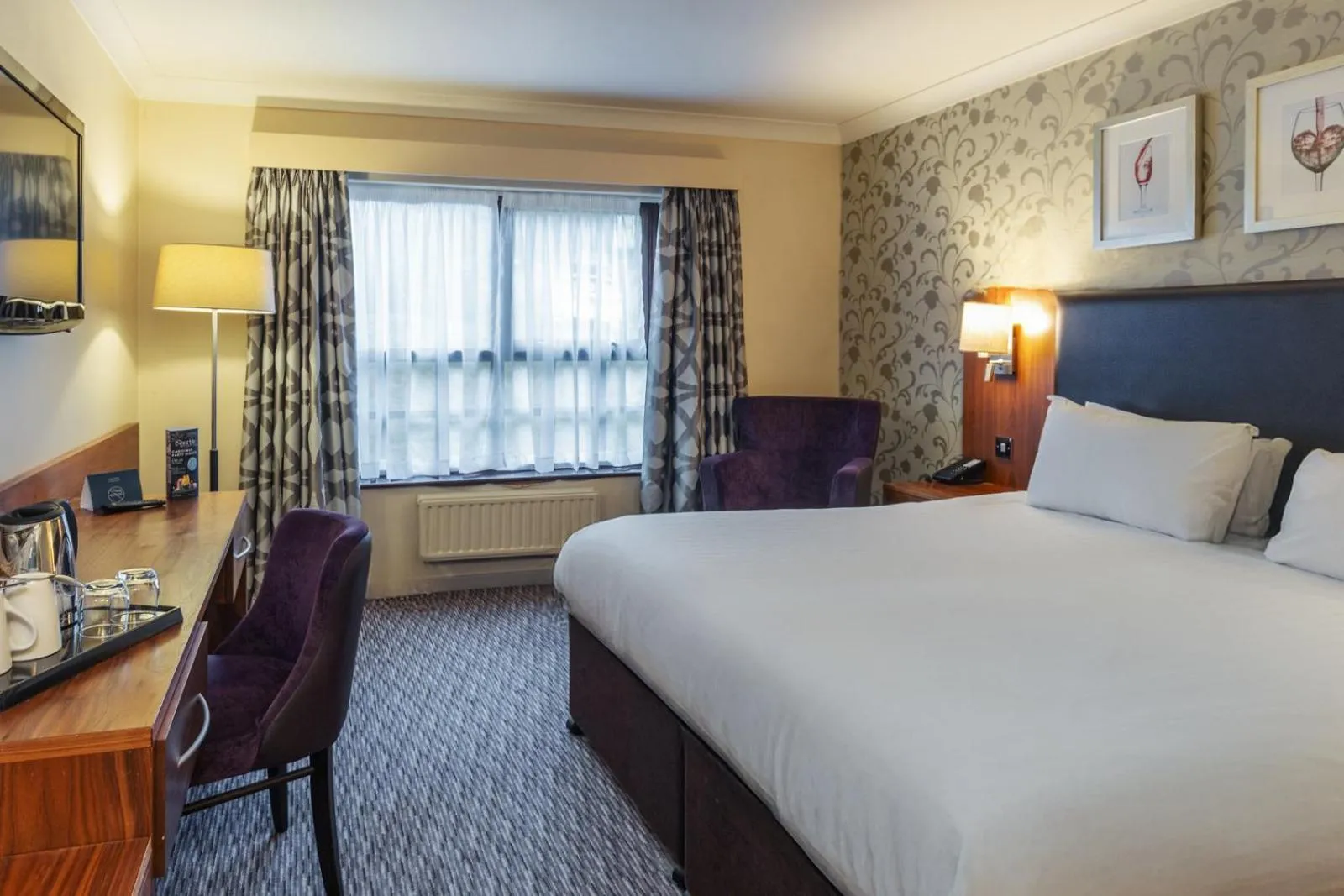 Bed in Gloucester Robinswood Hotel, BW Signature Collection