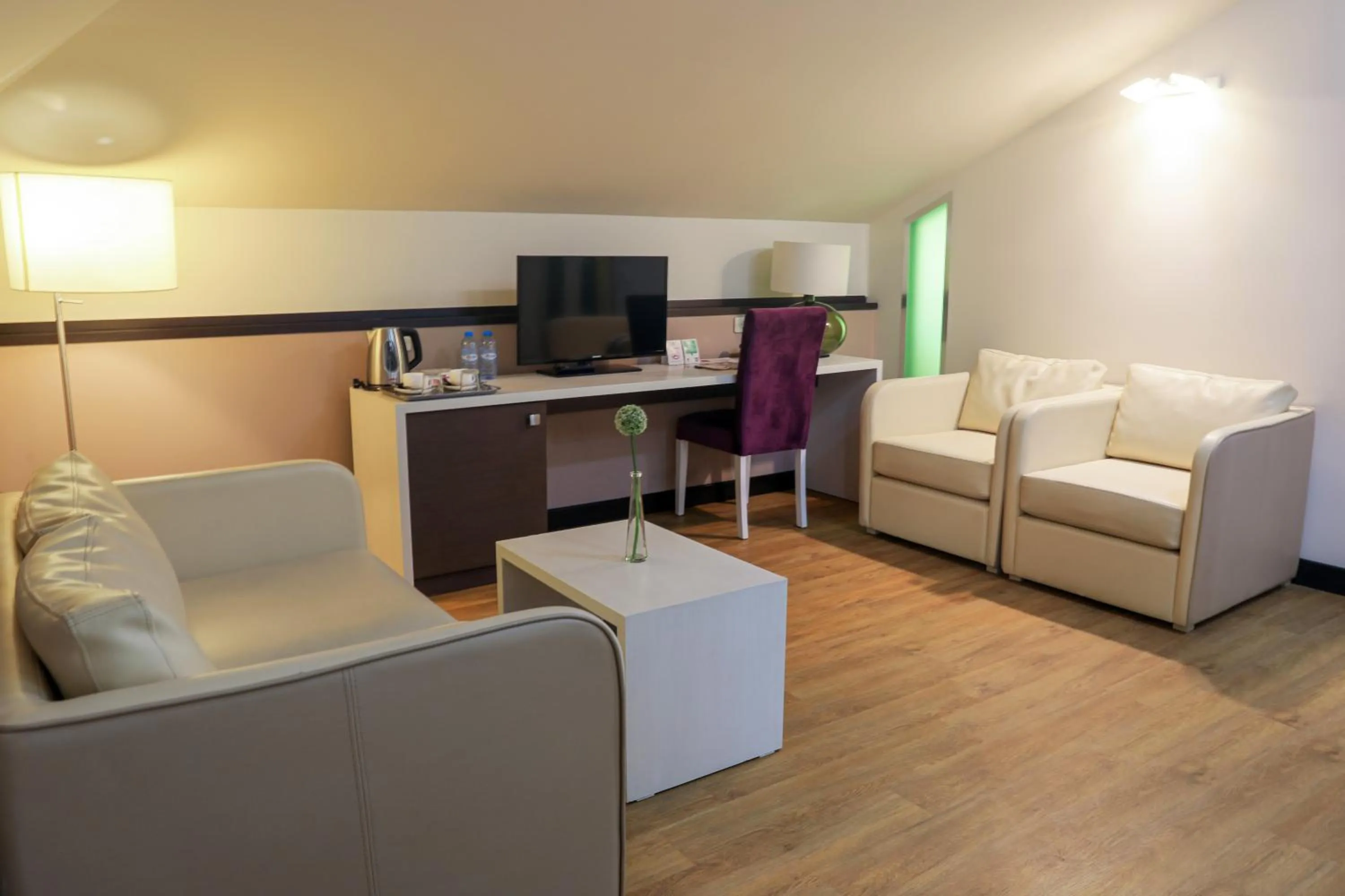 Communal lounge/ TV room in My Hotel Yerevan