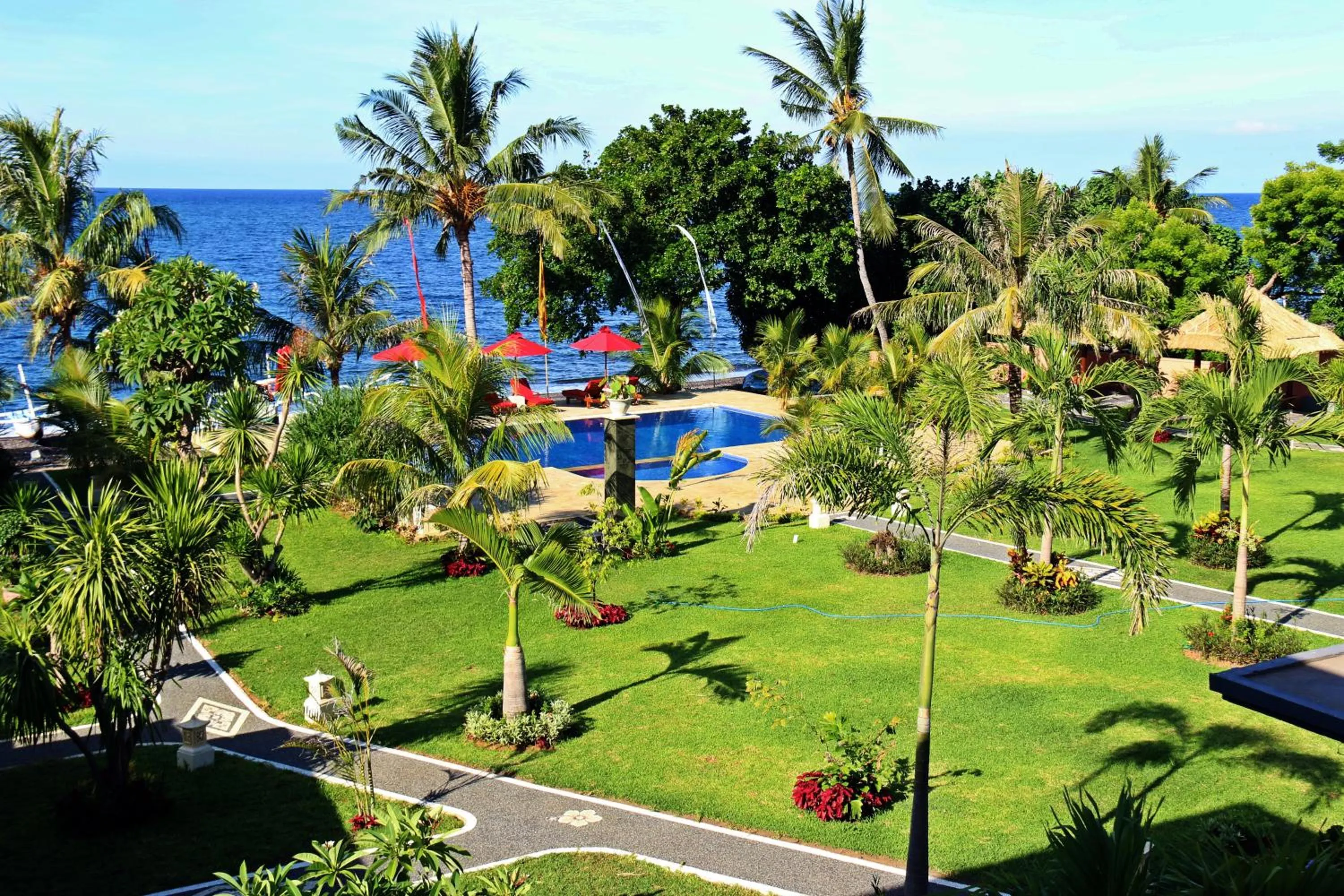 Garden in Bali Dive Resort and Spa