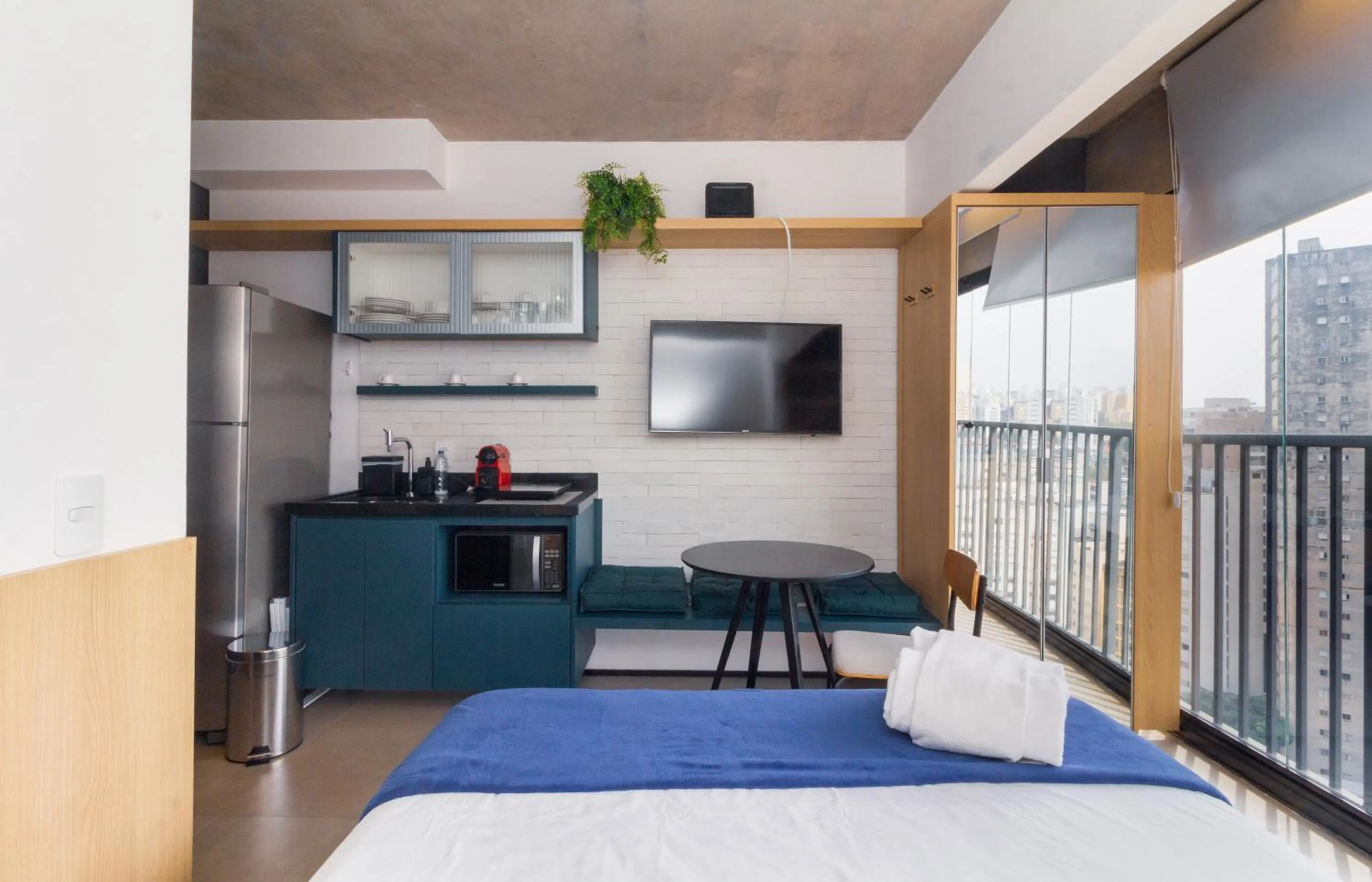 kitchen, Bed in 360 VN Ueno by Housi