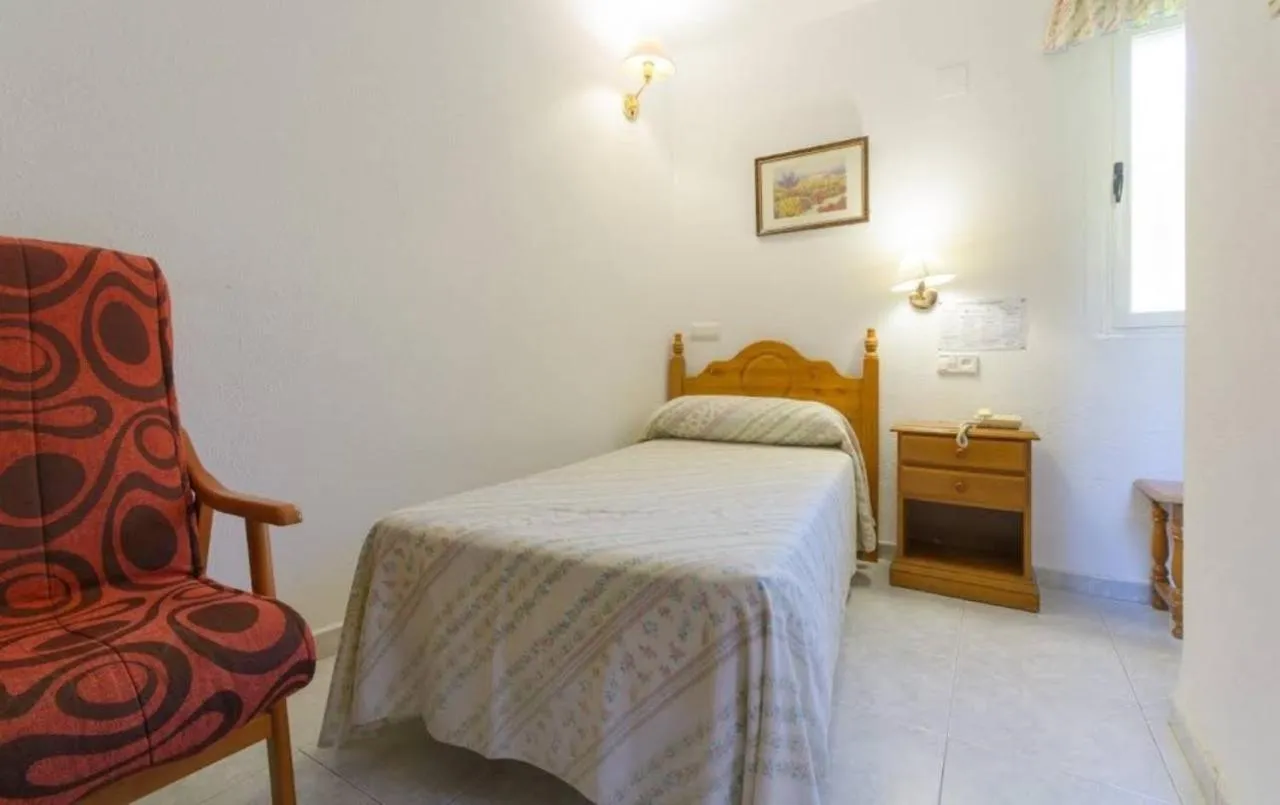 Bed in Hotel La Glorieta