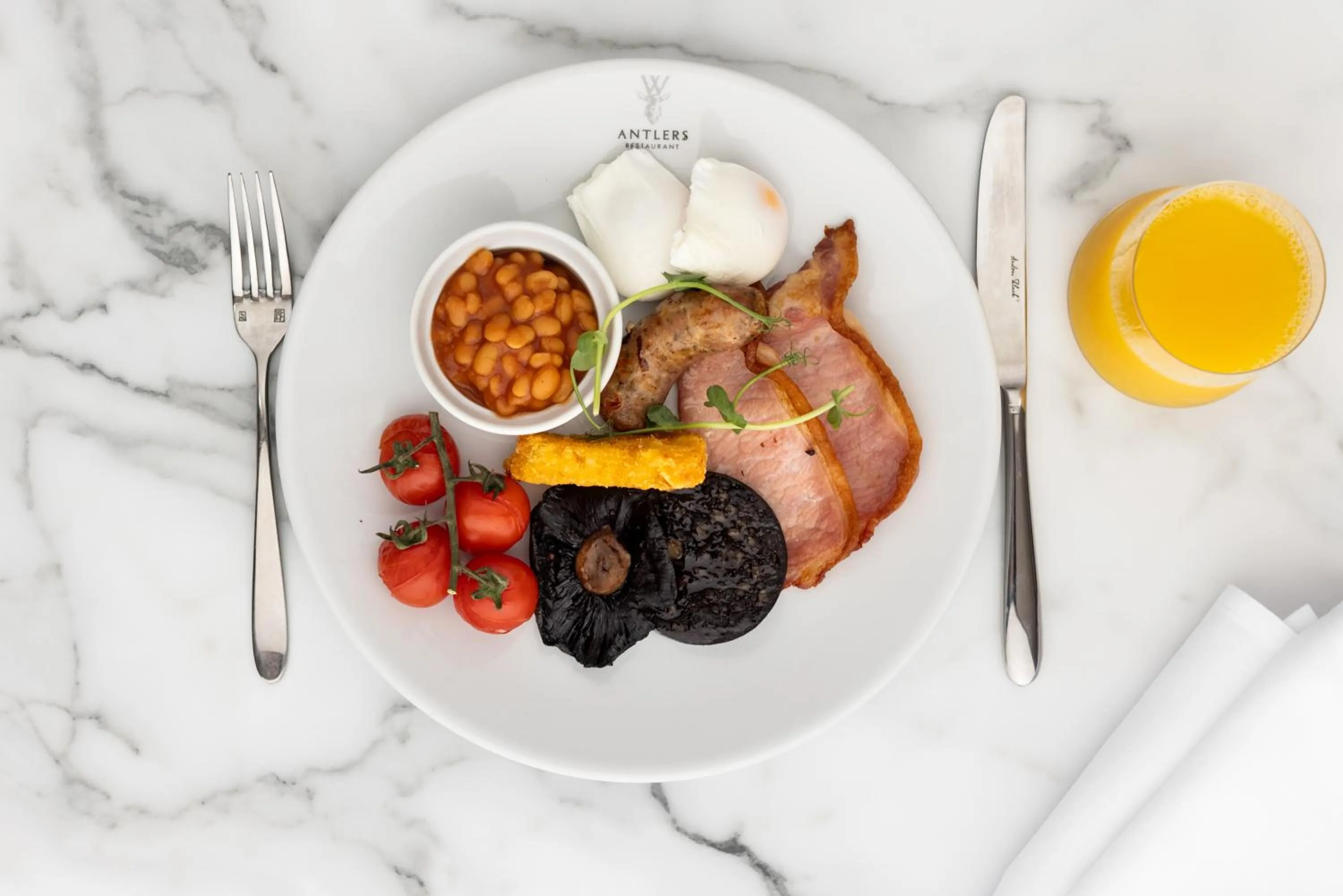 Breakfast in The White Hart Hotel Lincoln