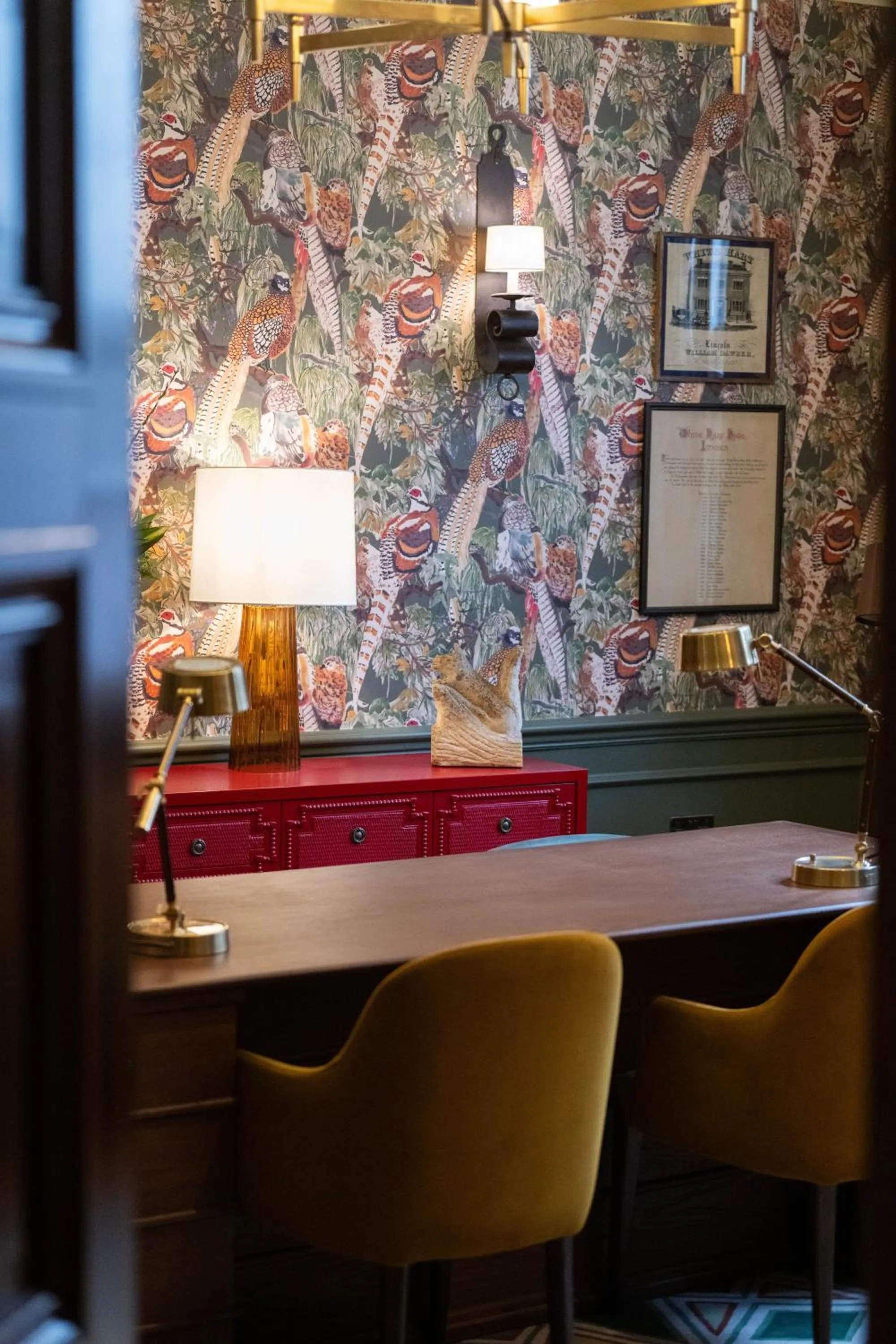 Lobby or reception in The White Hart Hotel Lincoln