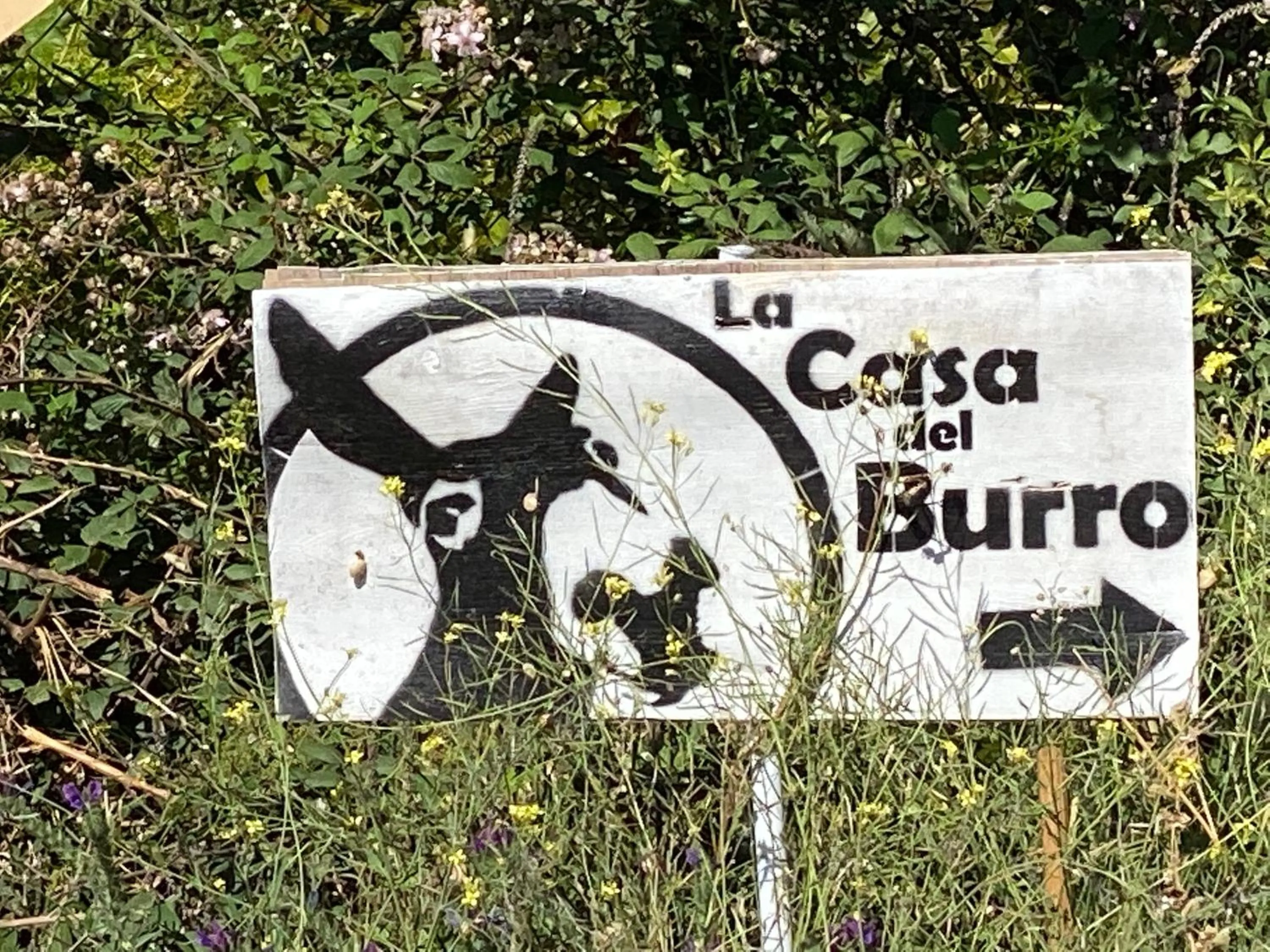 Property logo or sign in La Casa del Burro