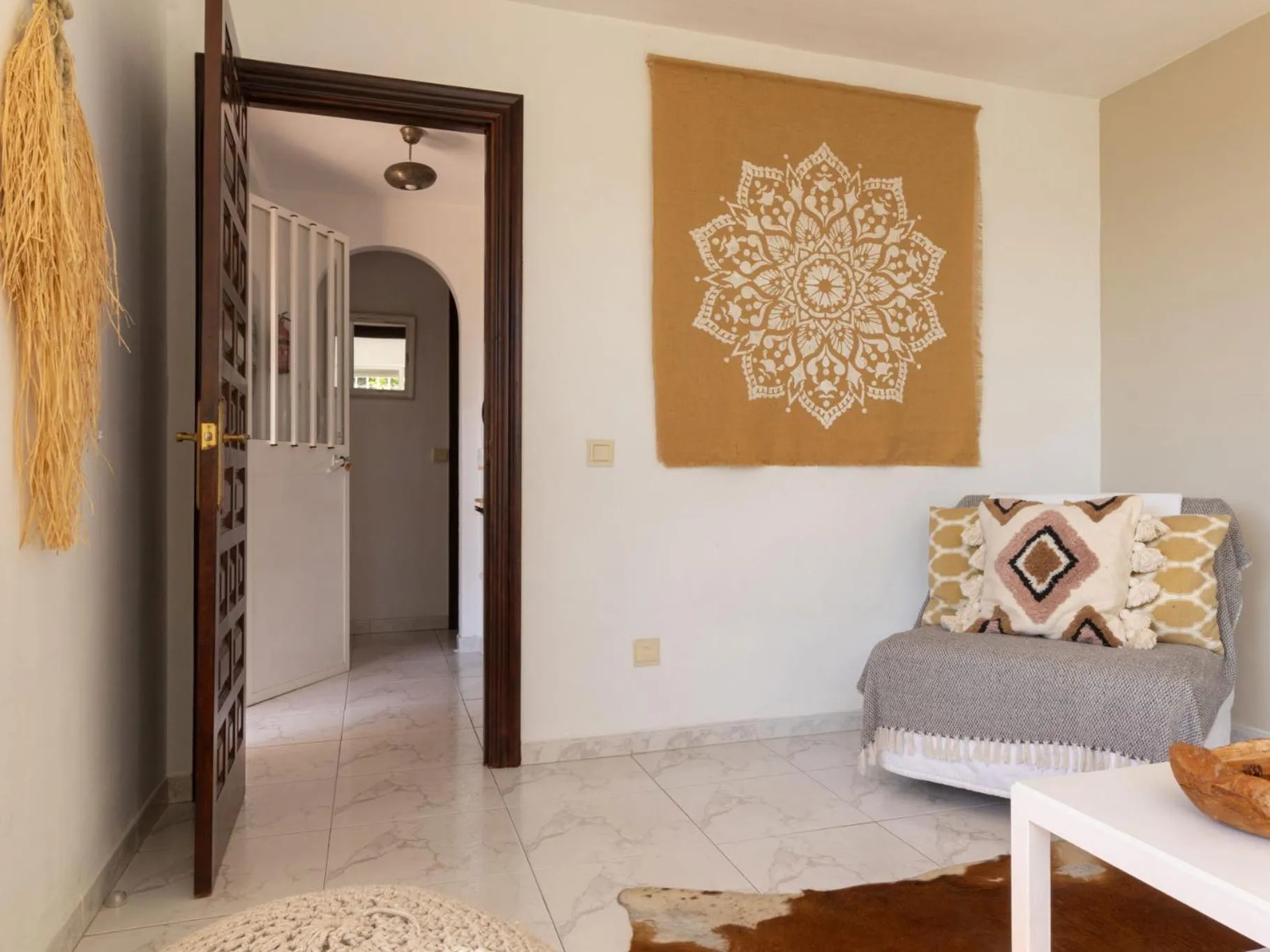 Living room in La Casa del Burro