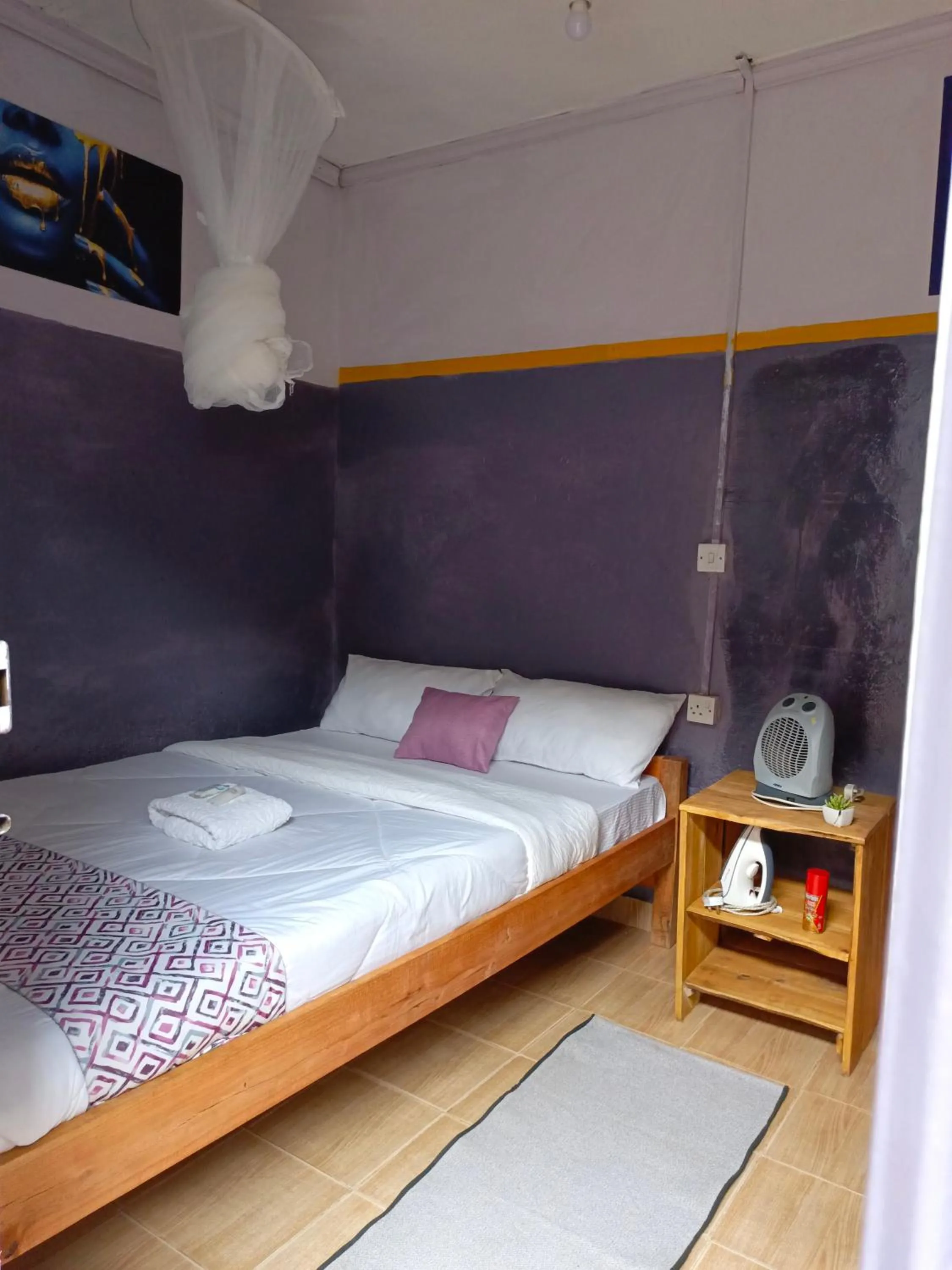 Bedroom, Bed in Wrech House Sagana -1989 PAY BEFORE ARRIVAL