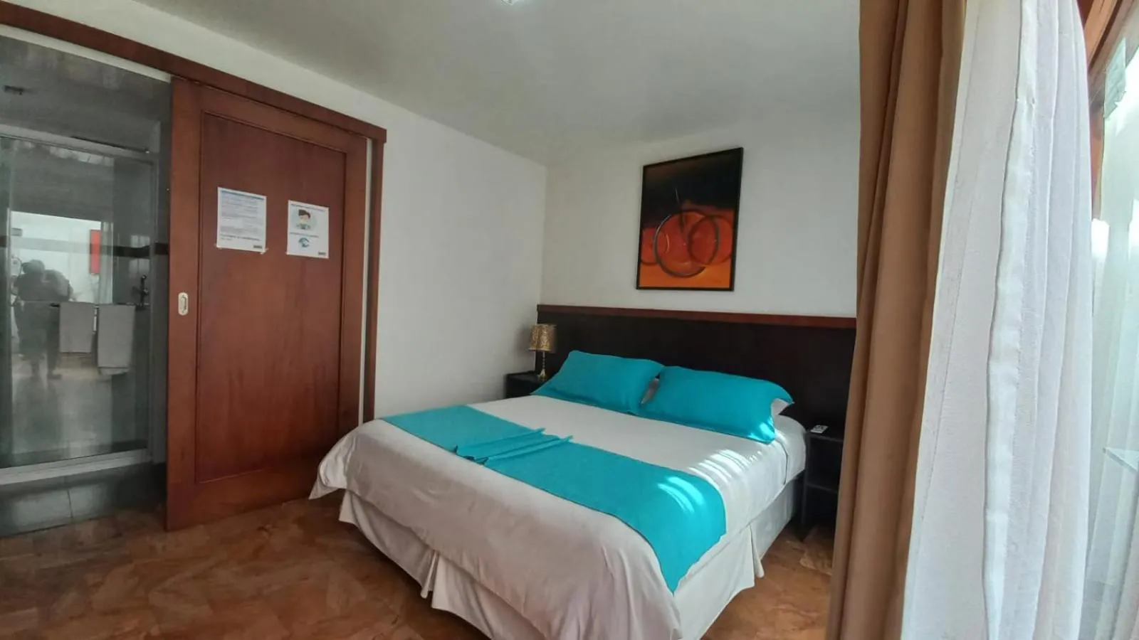 Bed in Hostal Casa de Lidice