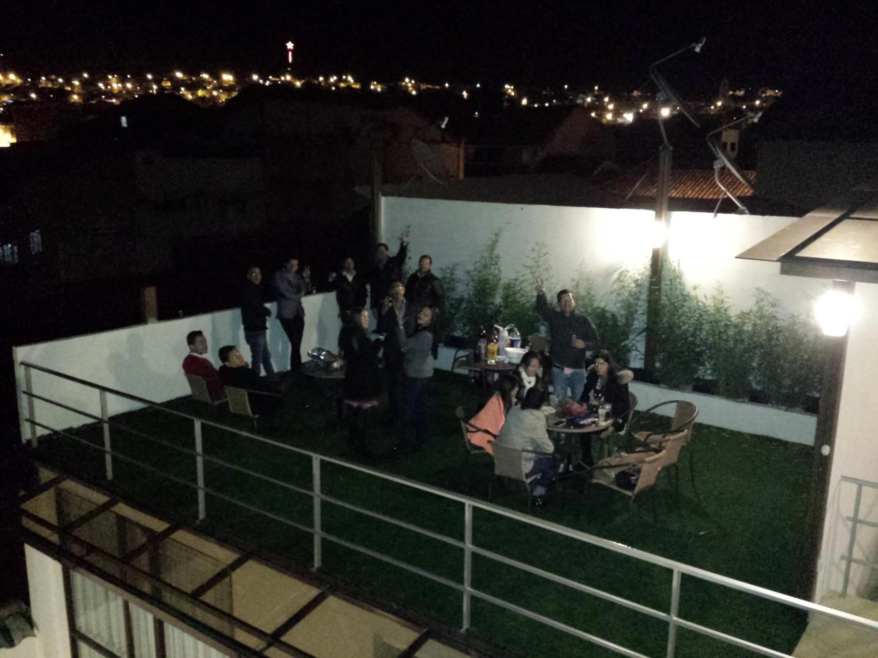 group of guests in Hostal Casa de Lidice