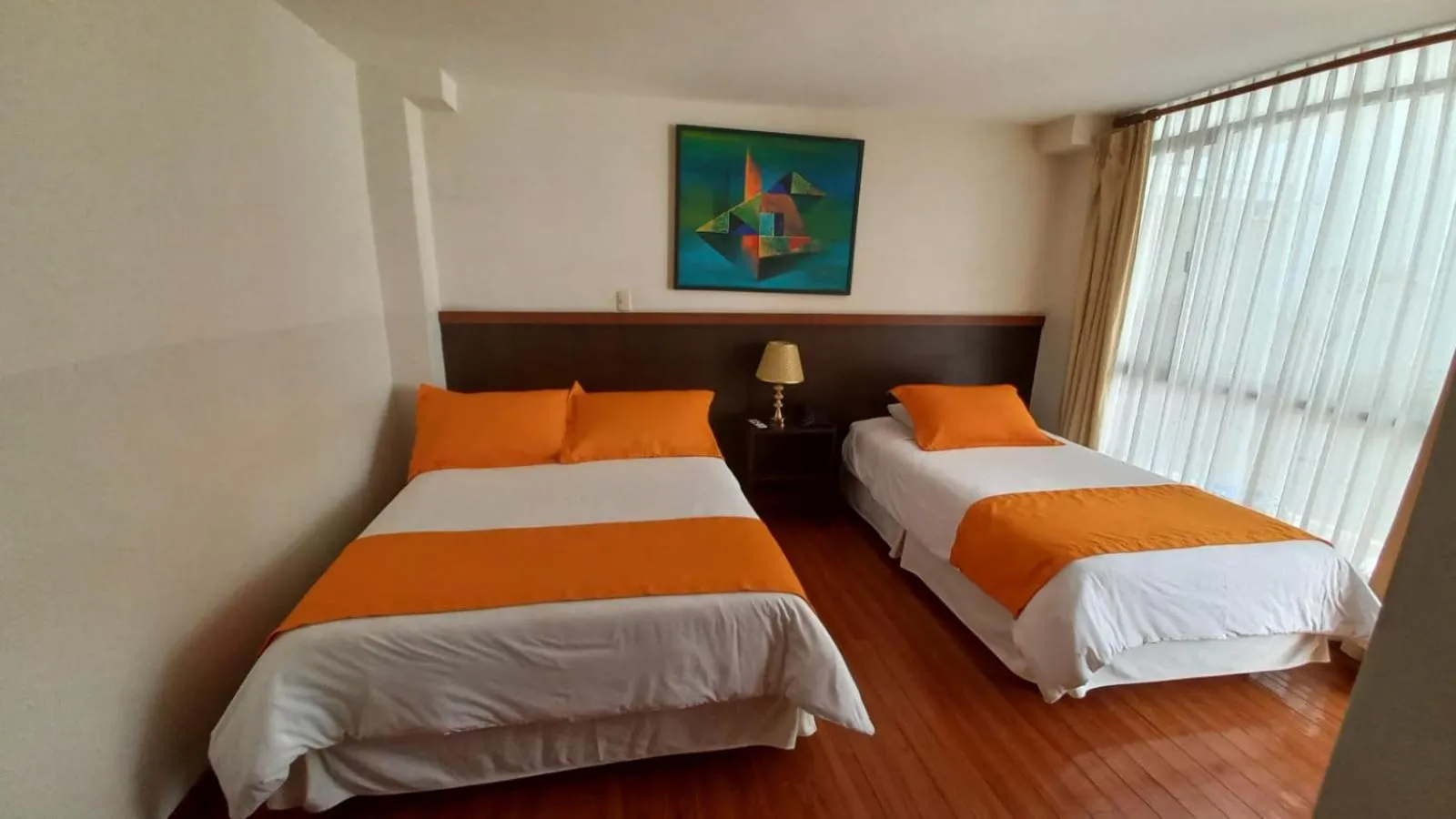 Bed in Hostal Casa de Lidice