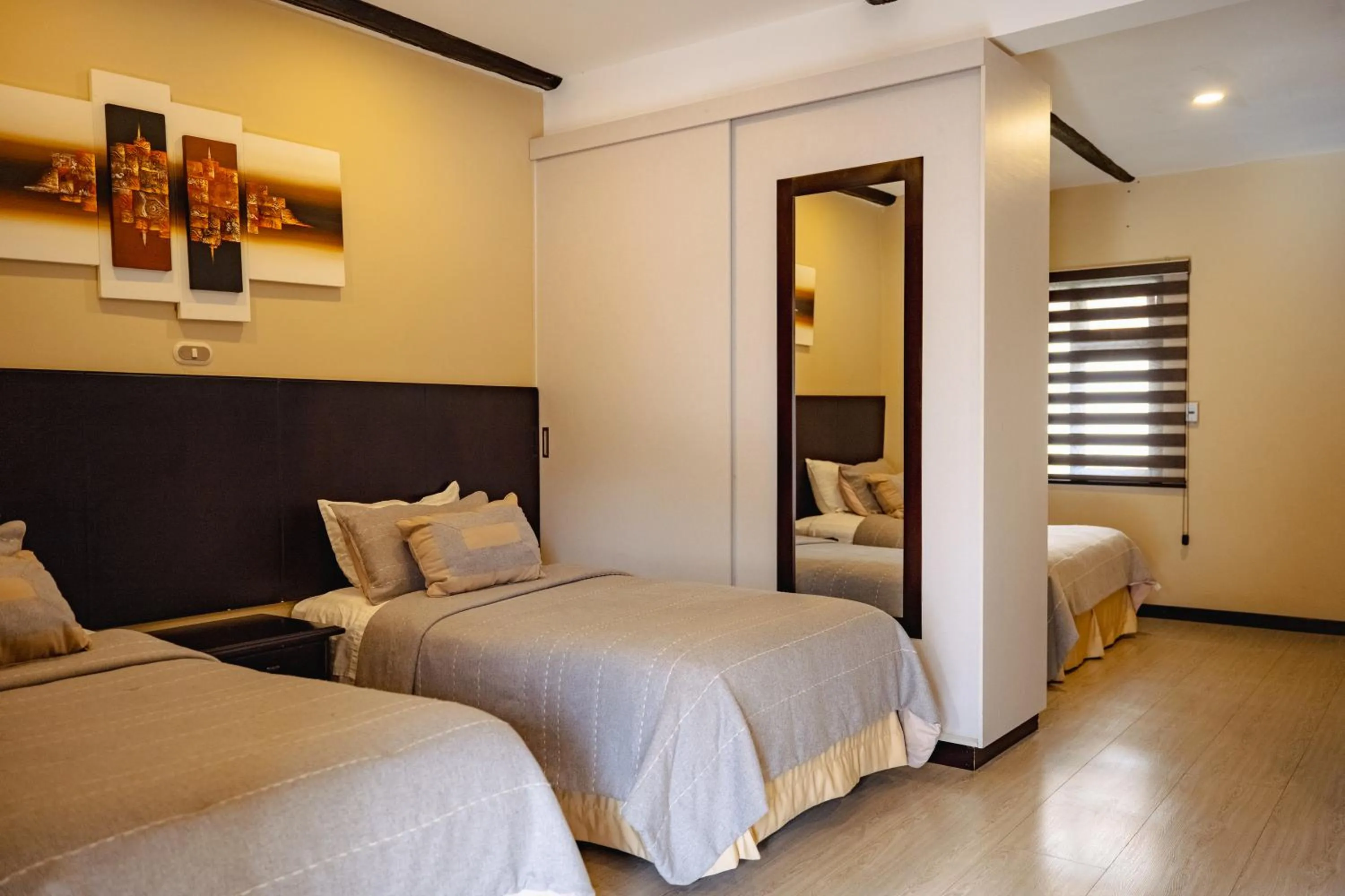 Bed in Hosteria Duran