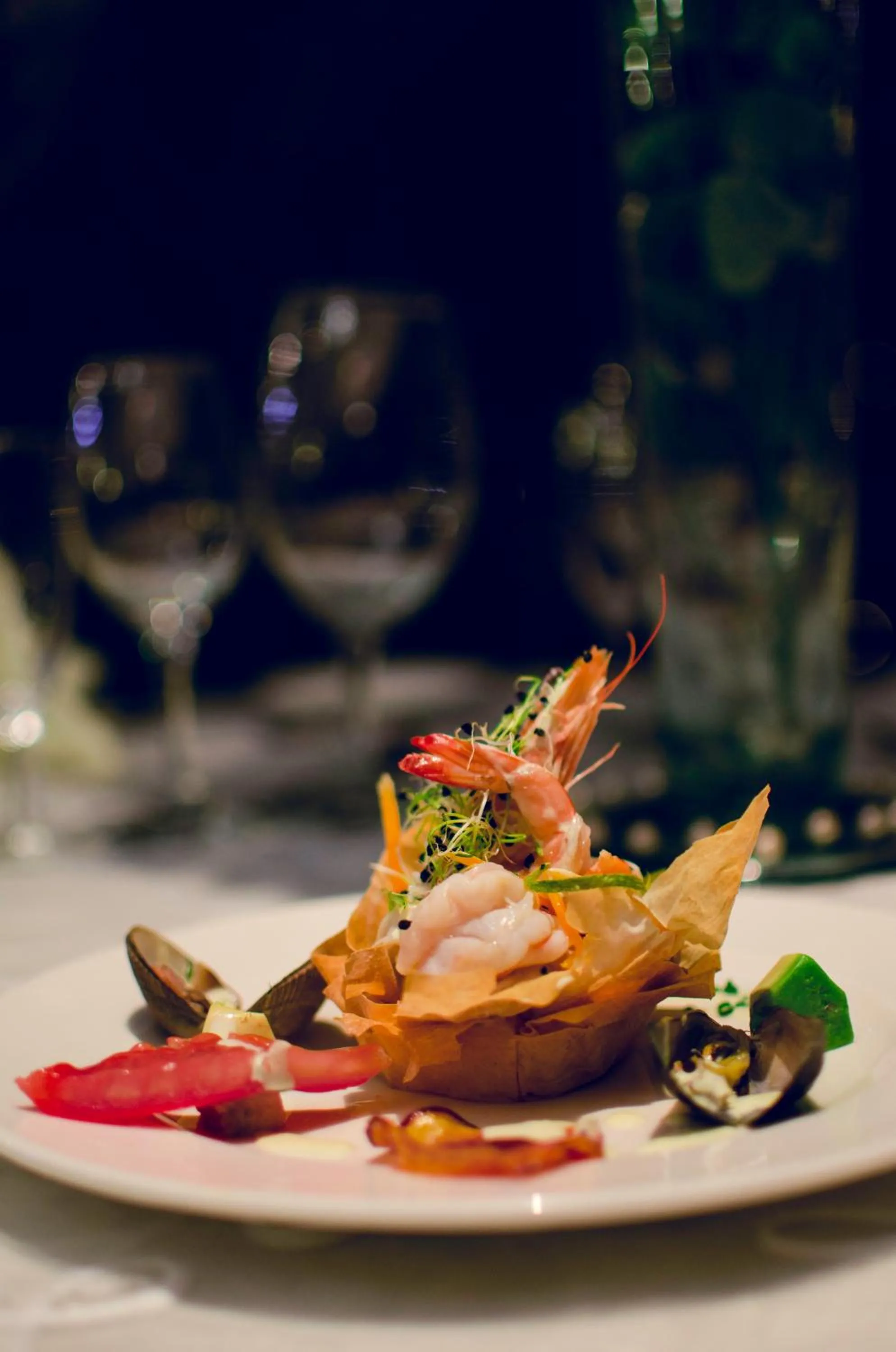 Food close-up in Hosteria Duran