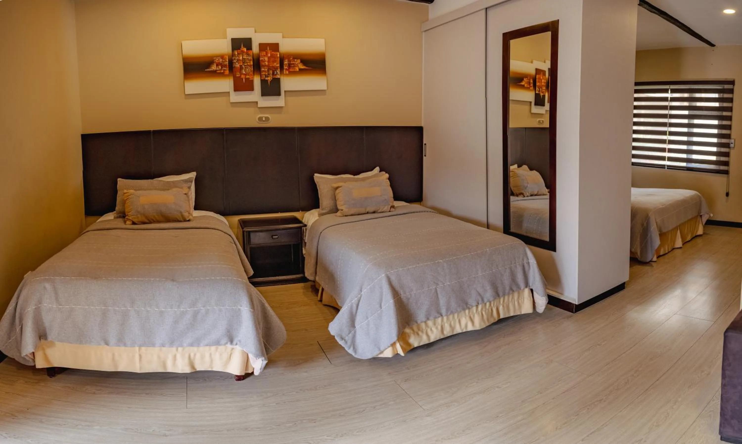 Bed in Hosteria Duran