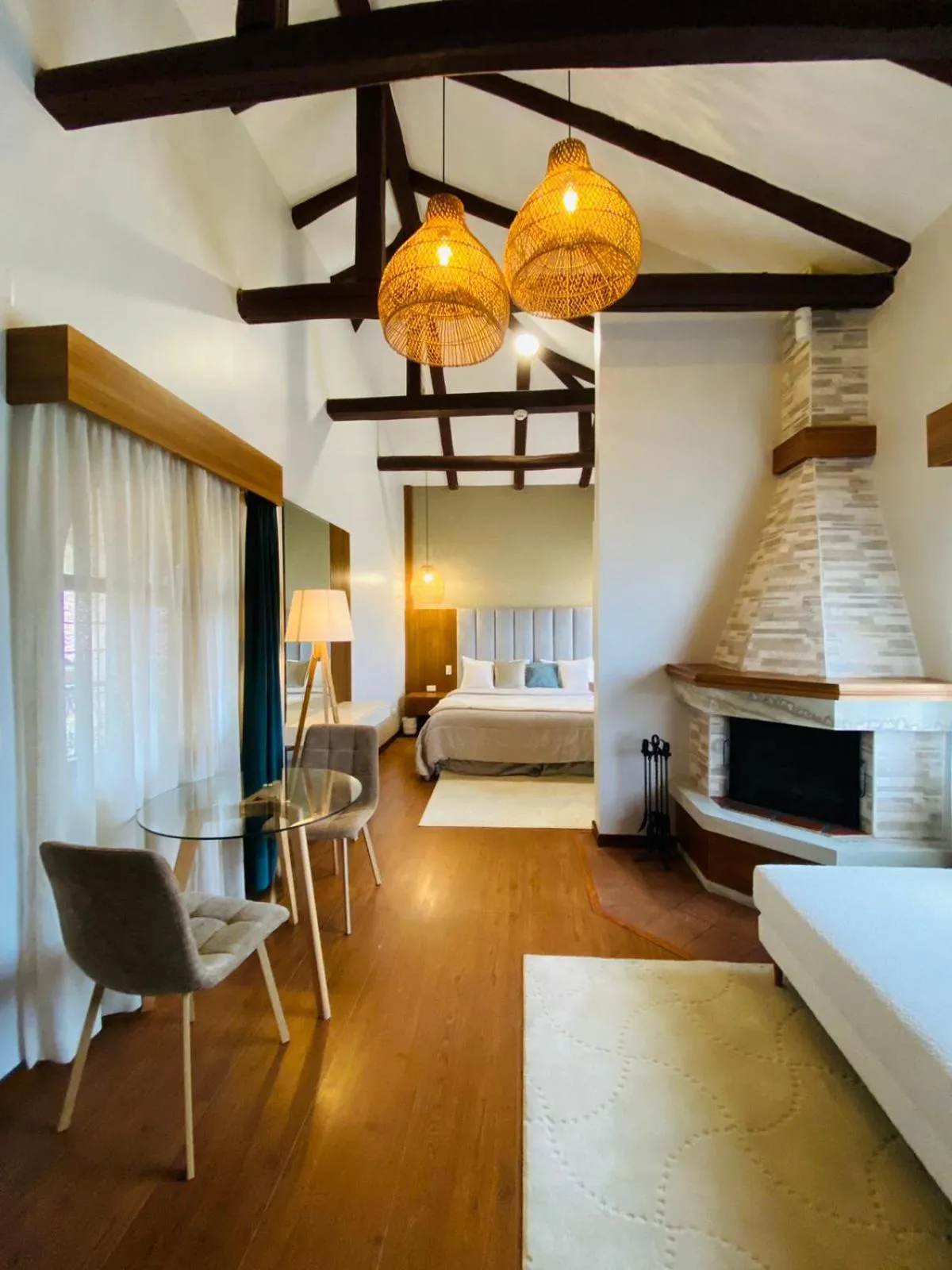 Bed in Hosteria Duran