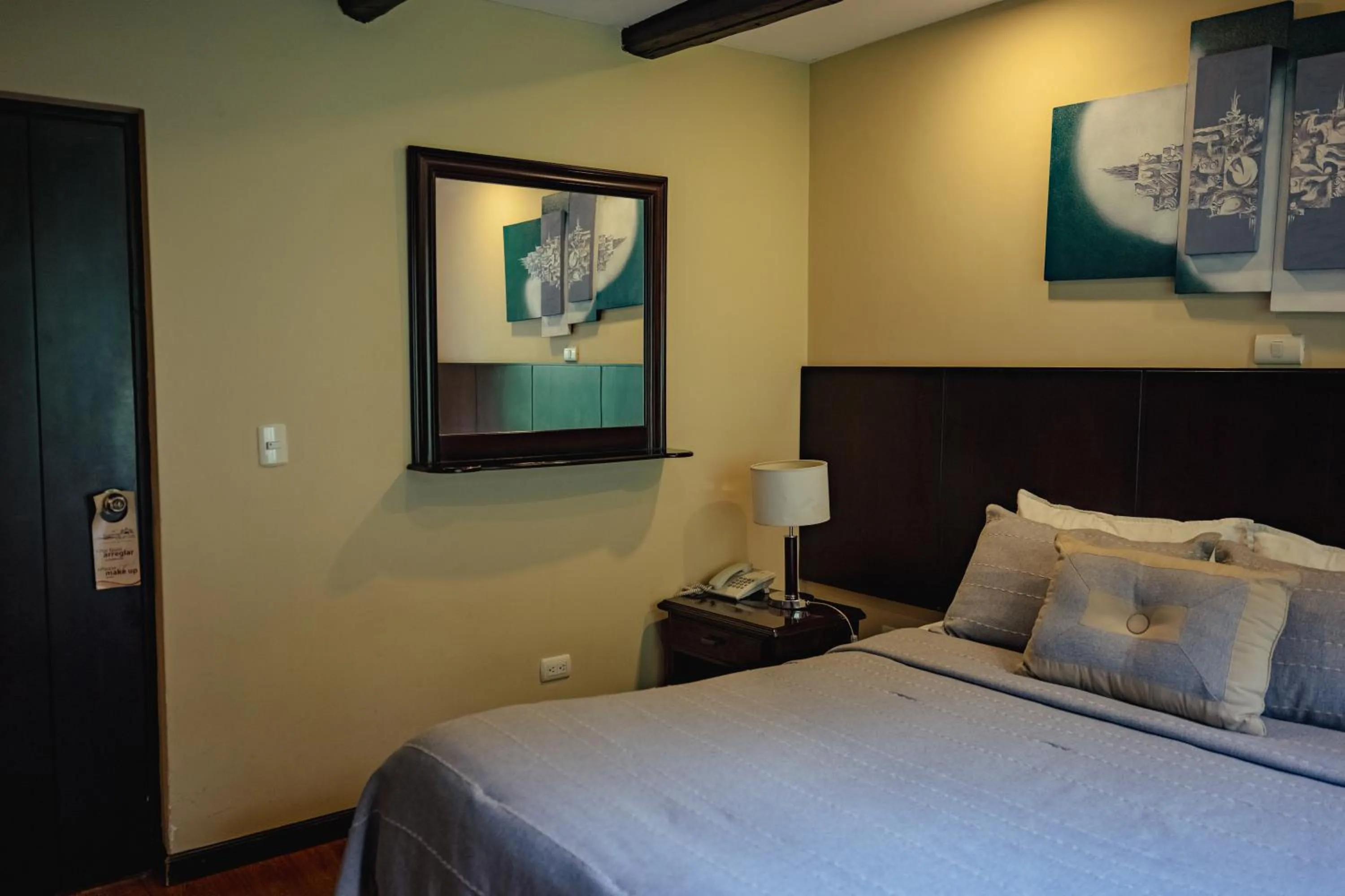 Bed in Hosteria Duran