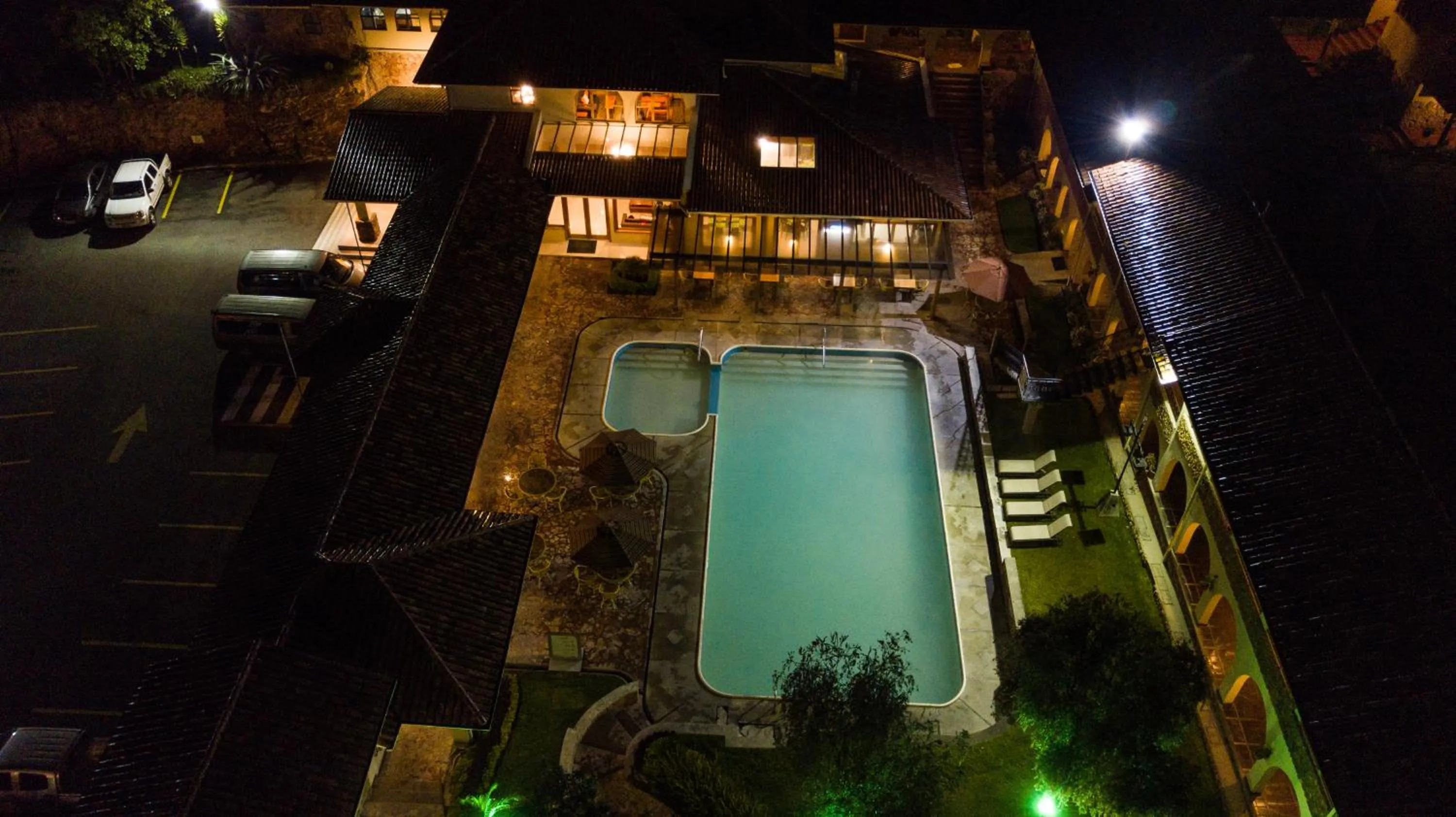 Bird's eye view in Hosteria Duran