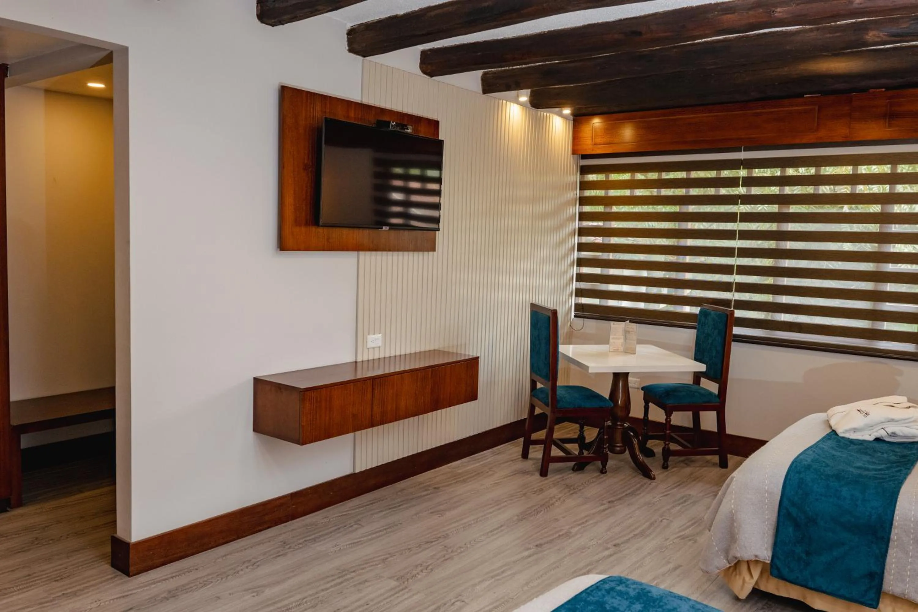Bed in Hosteria Duran