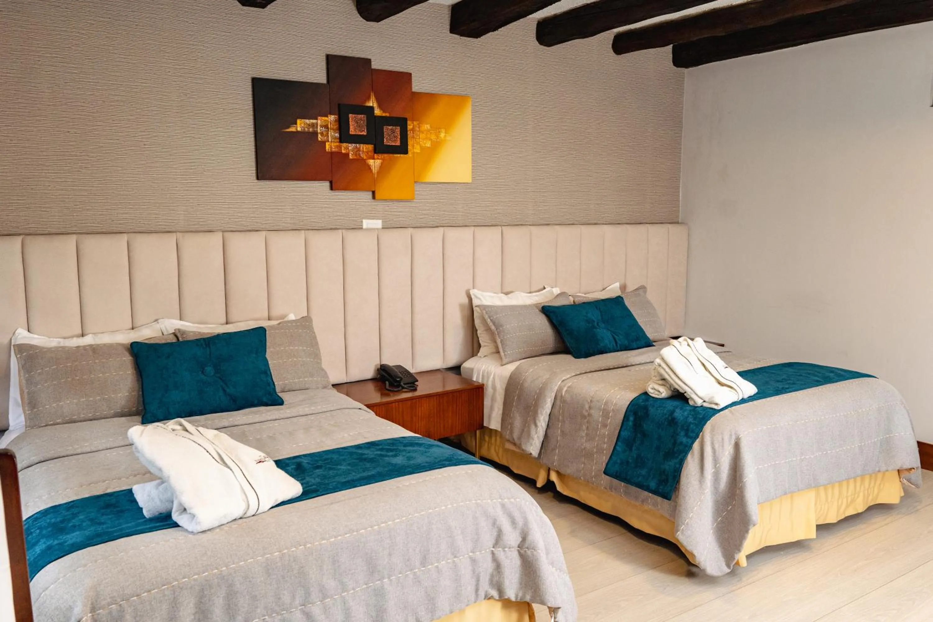 Bed in Hosteria Duran