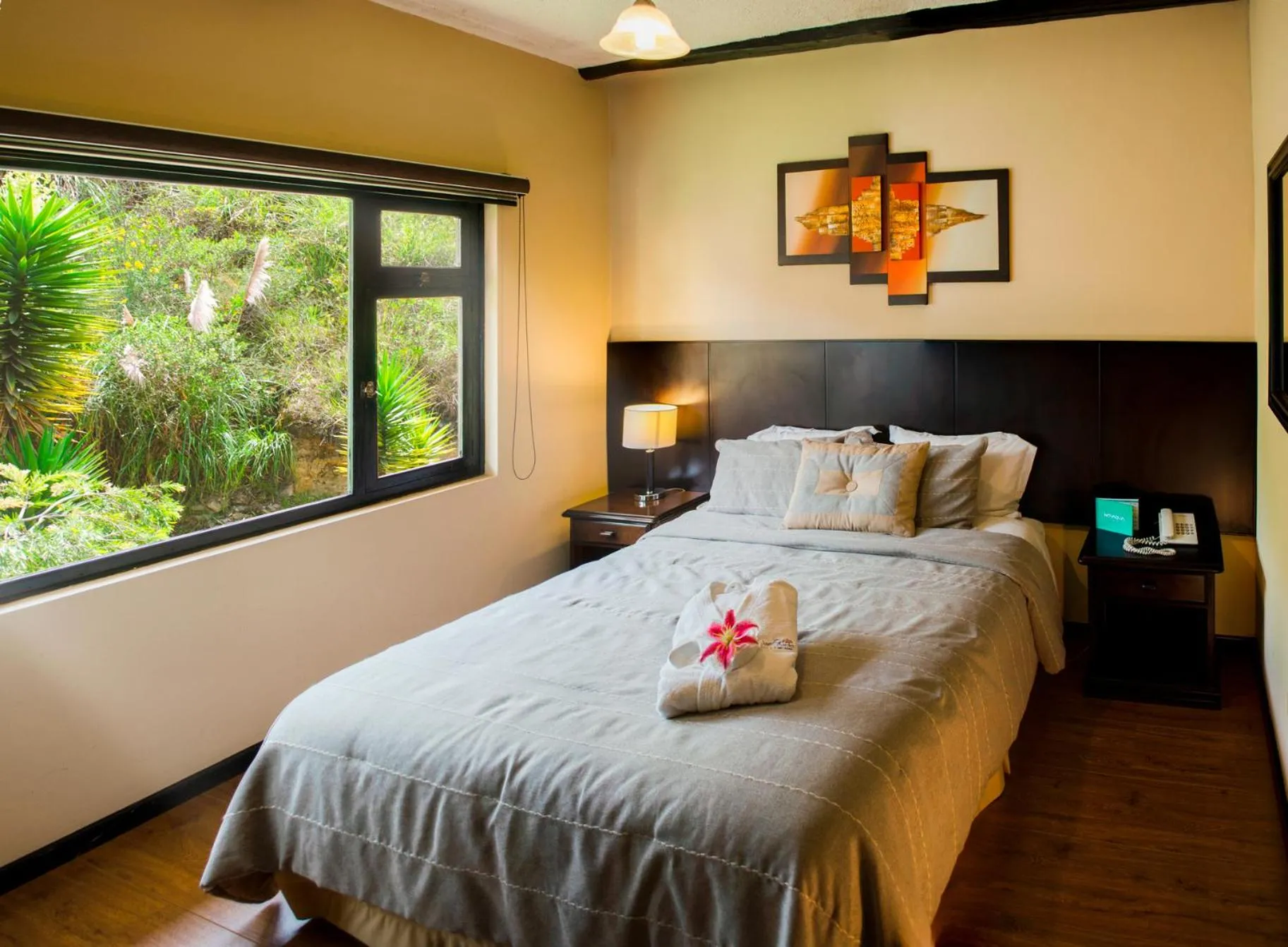 Bed in Hosteria Duran