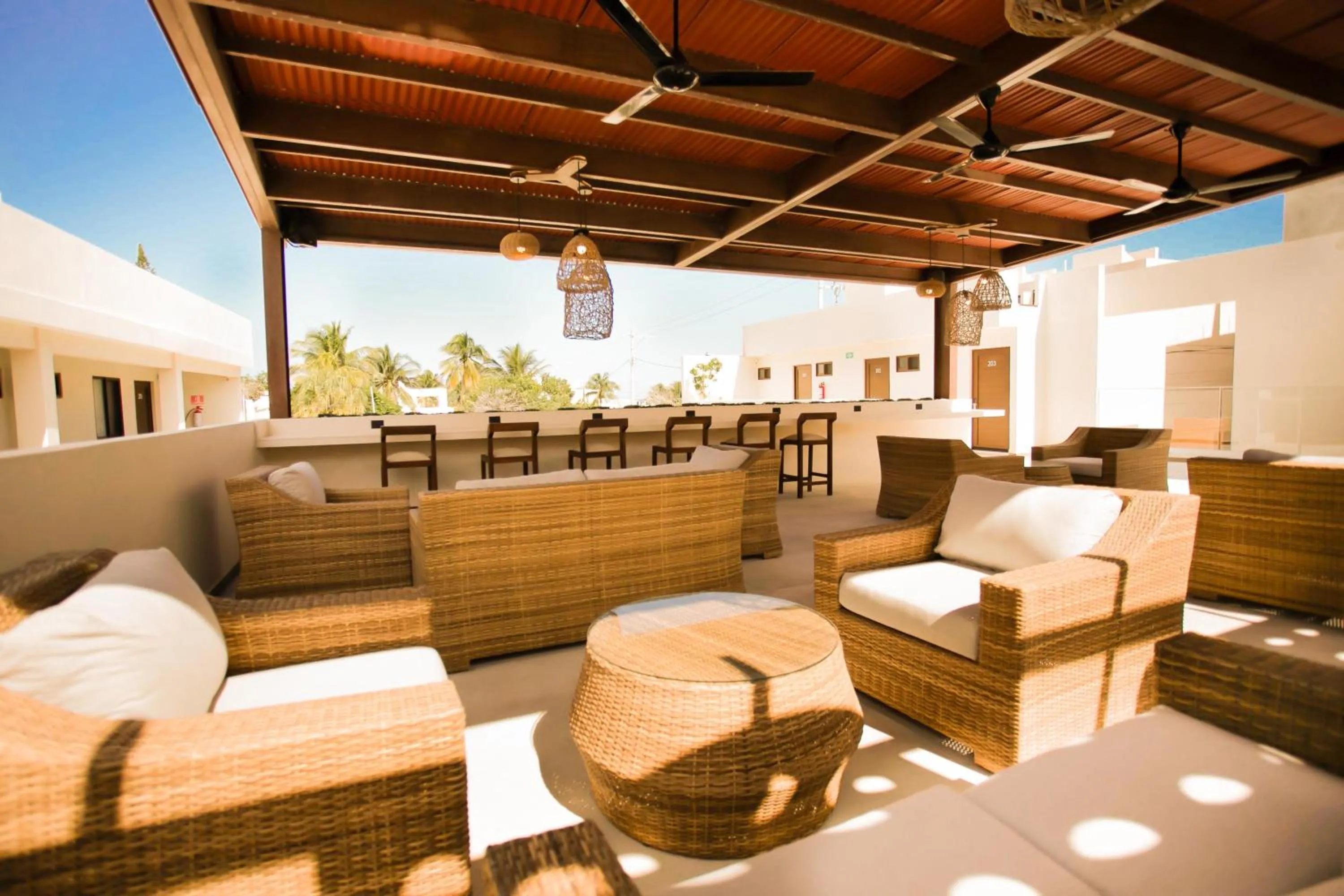 Seating area in Nuxká Hotel Boutique