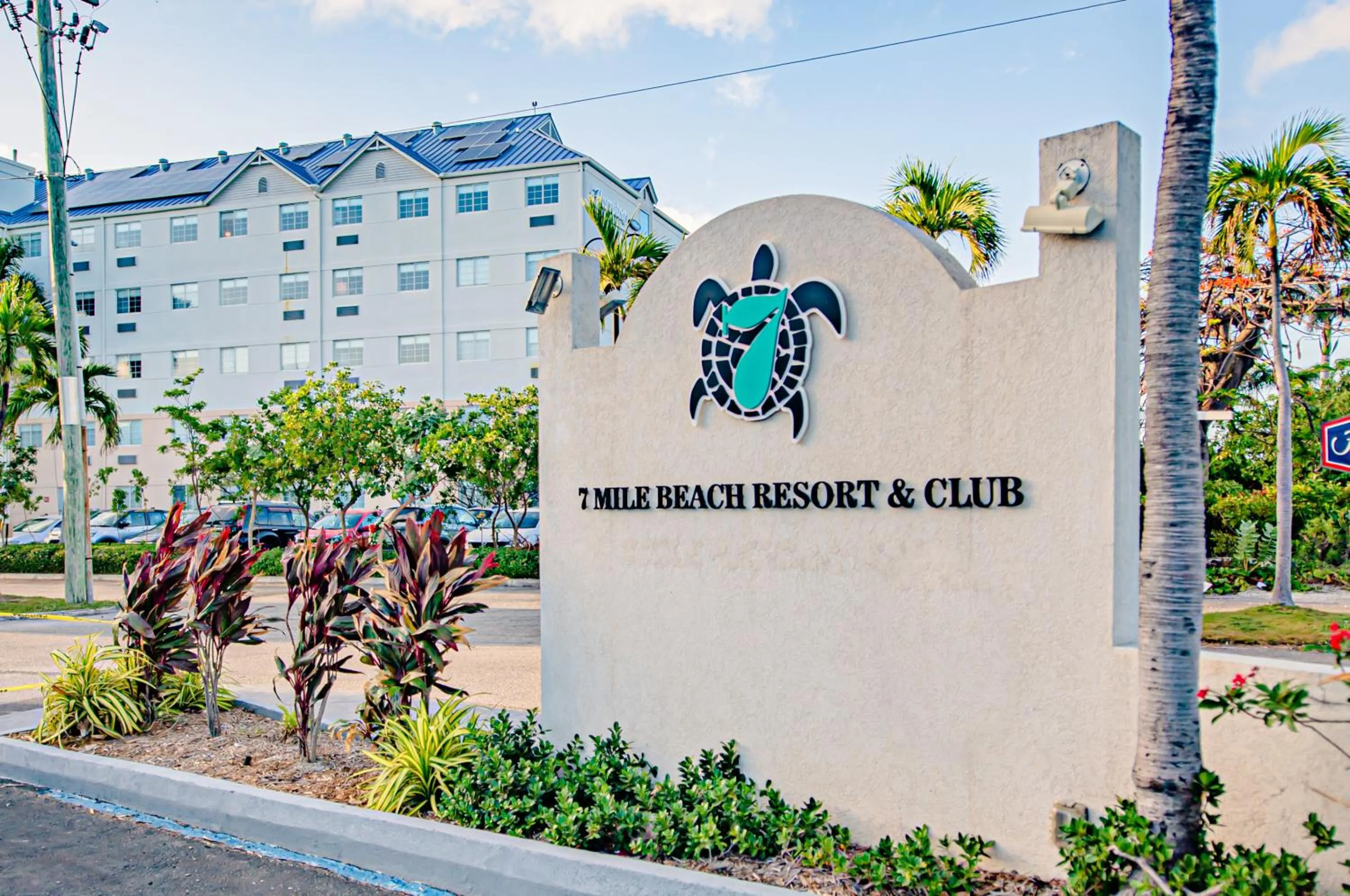 Property logo or sign in Seven Mile Beach Resort