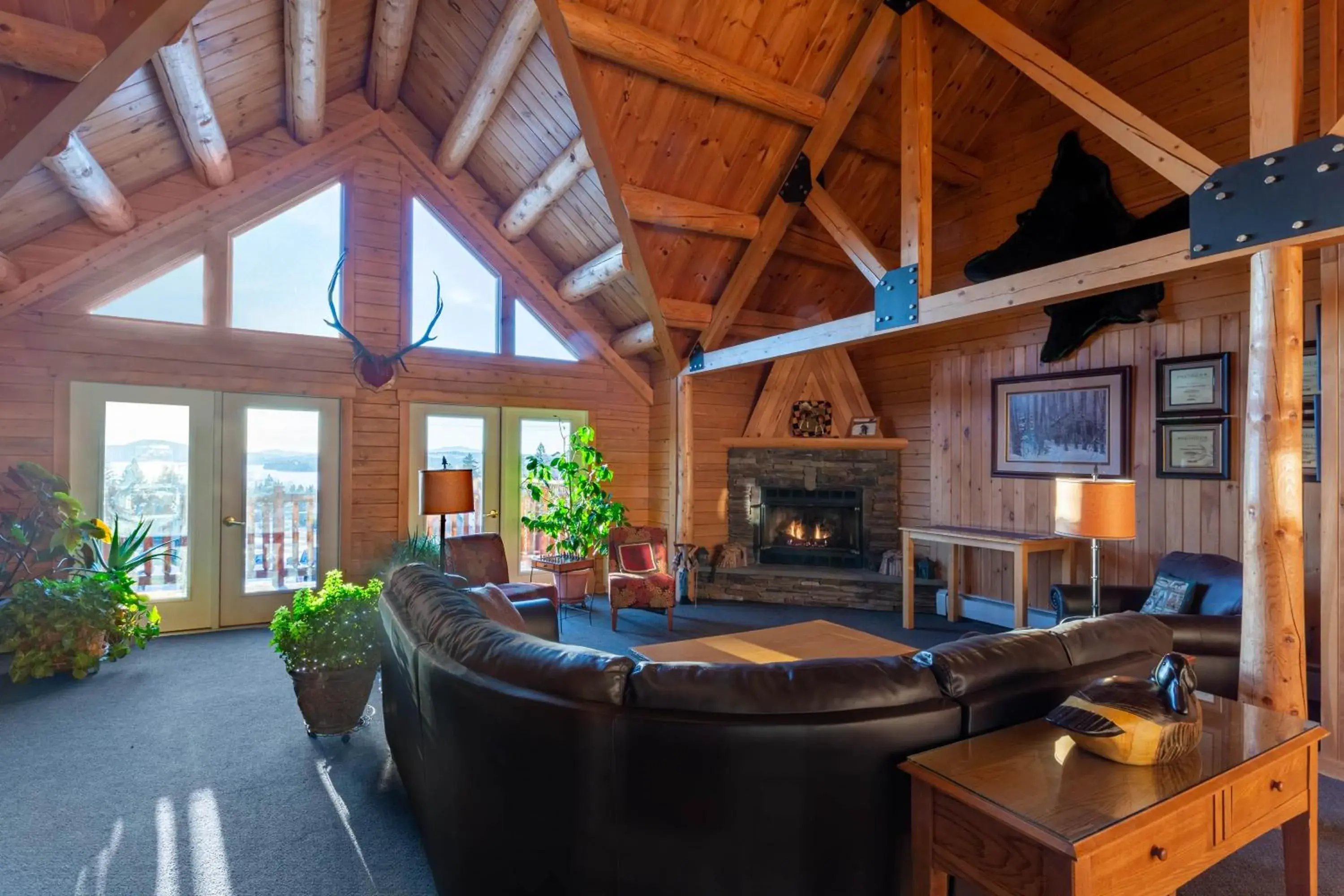 Lobby or reception in Rangeley Lake Resort a Ramada by Wyndham Lobby or reception in Rangeley Lake Resort a Ramada by Wyndham