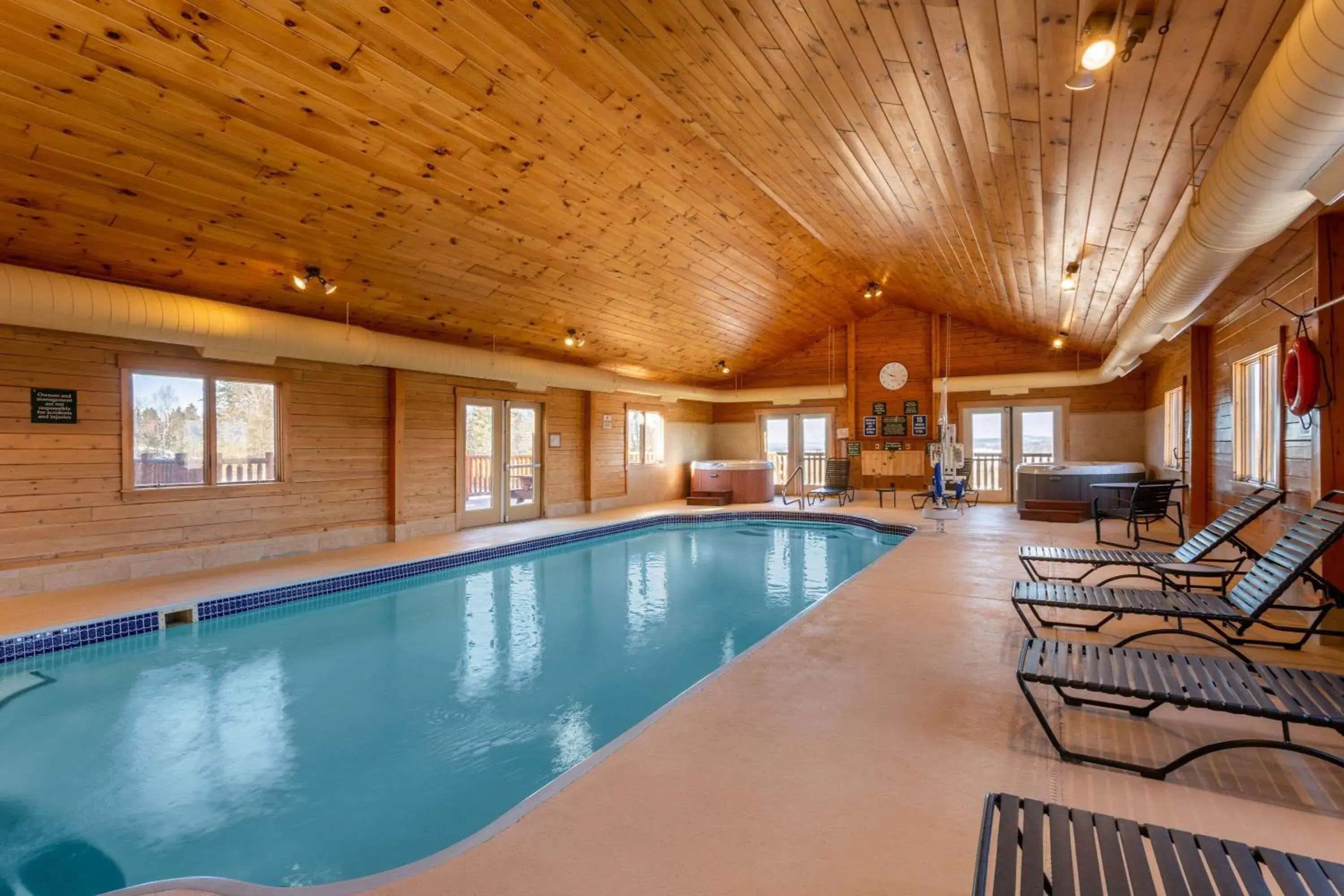 Pool view in Rangeley Lake Resort a Ramada by Wyndham Pool view in Rangeley Lake Resort a Ramada by Wyndham