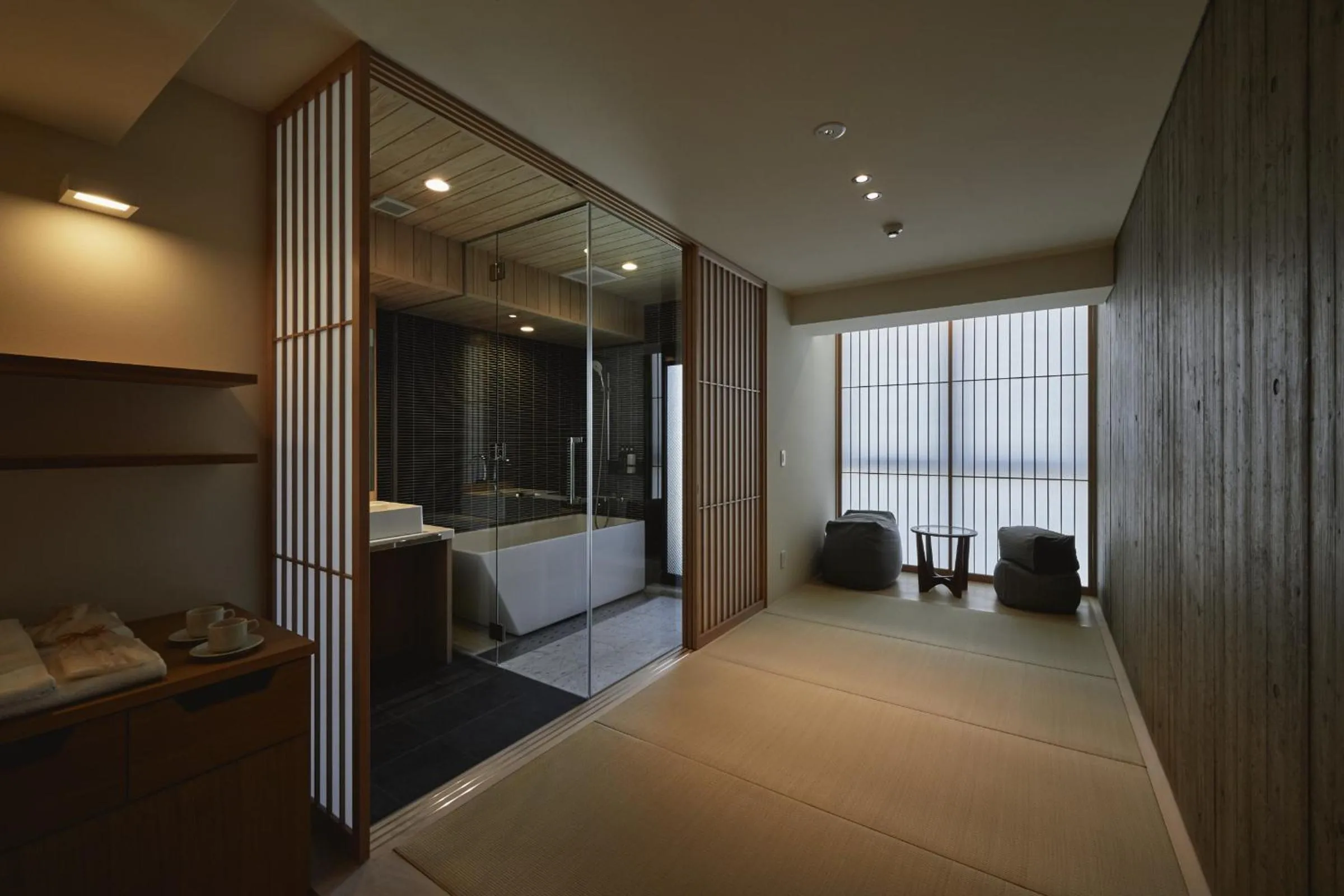 Bed in THE HOTELS HAKATA Harushige Honkan